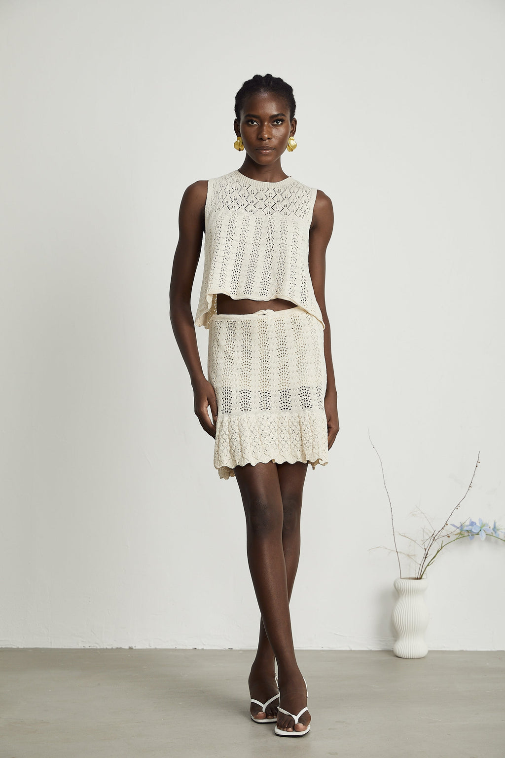 Clarabelle top ve etek takım