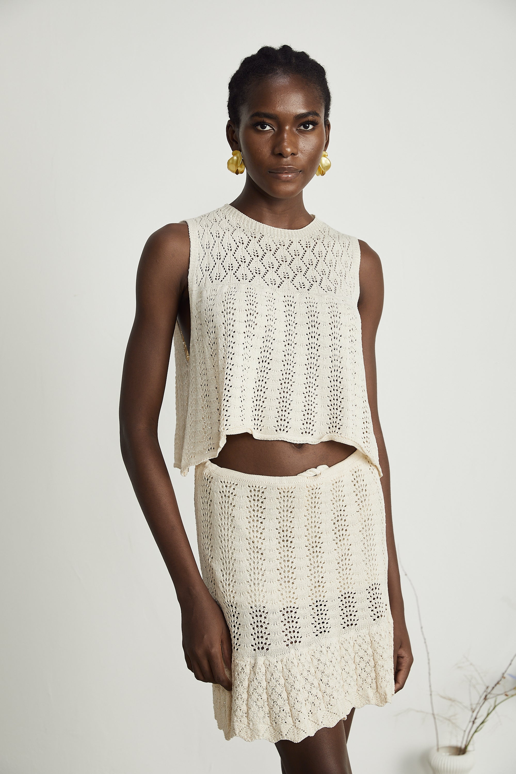 Clarabelle top ve etek takım