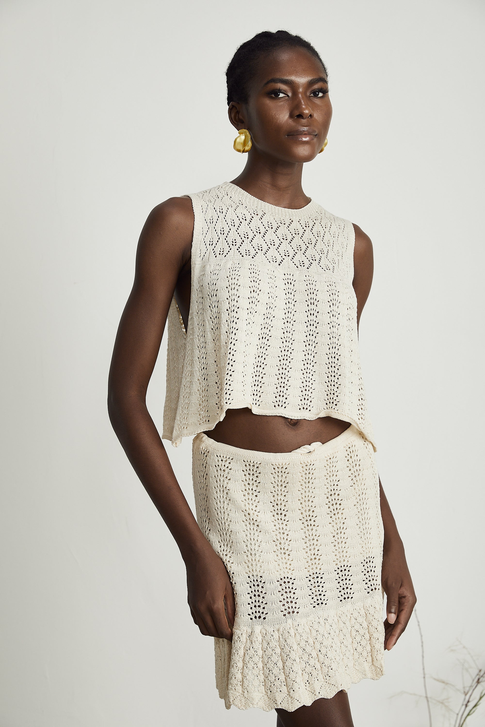 Clarabelle top ve etek takım