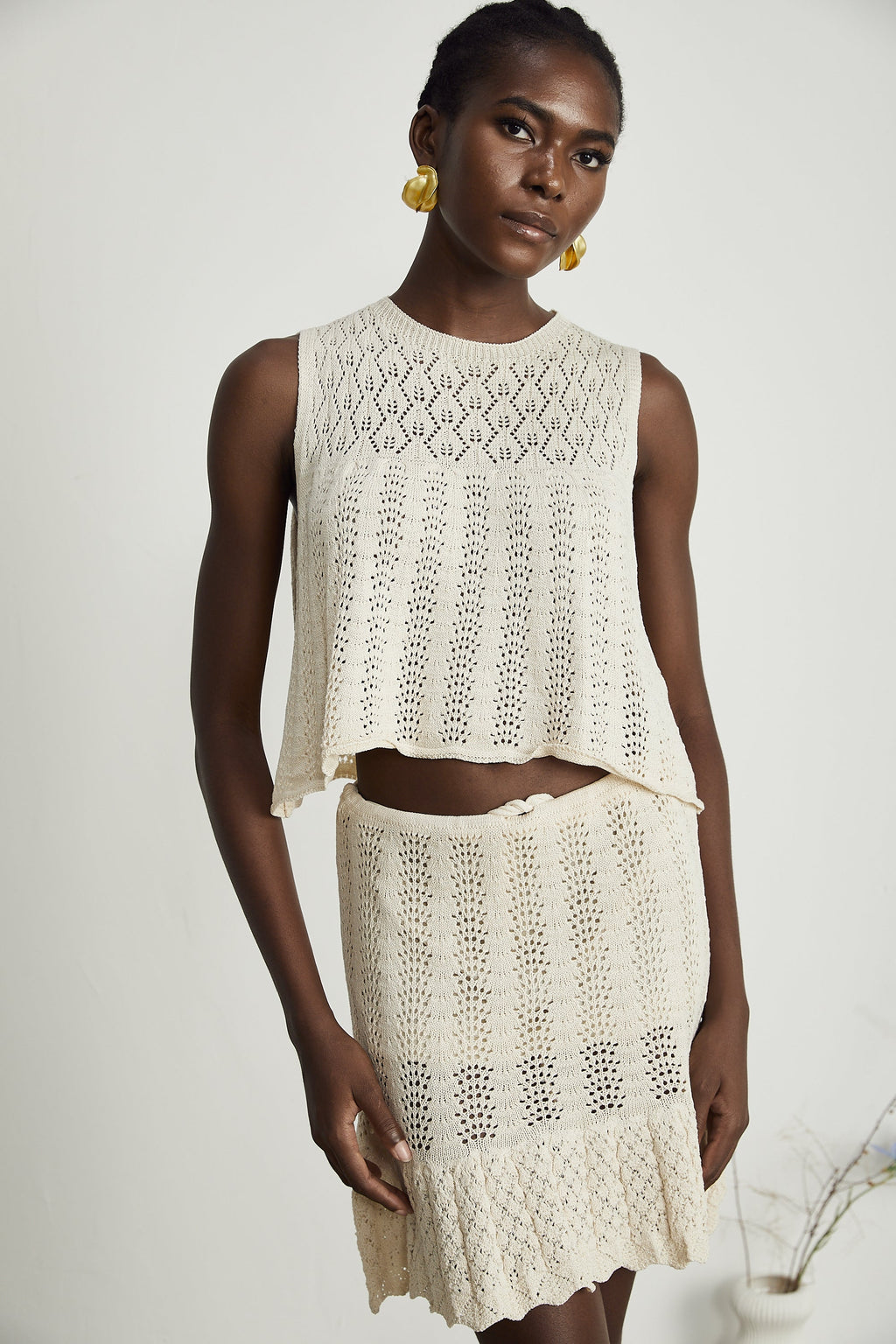 Clarabelle top ve etek takım