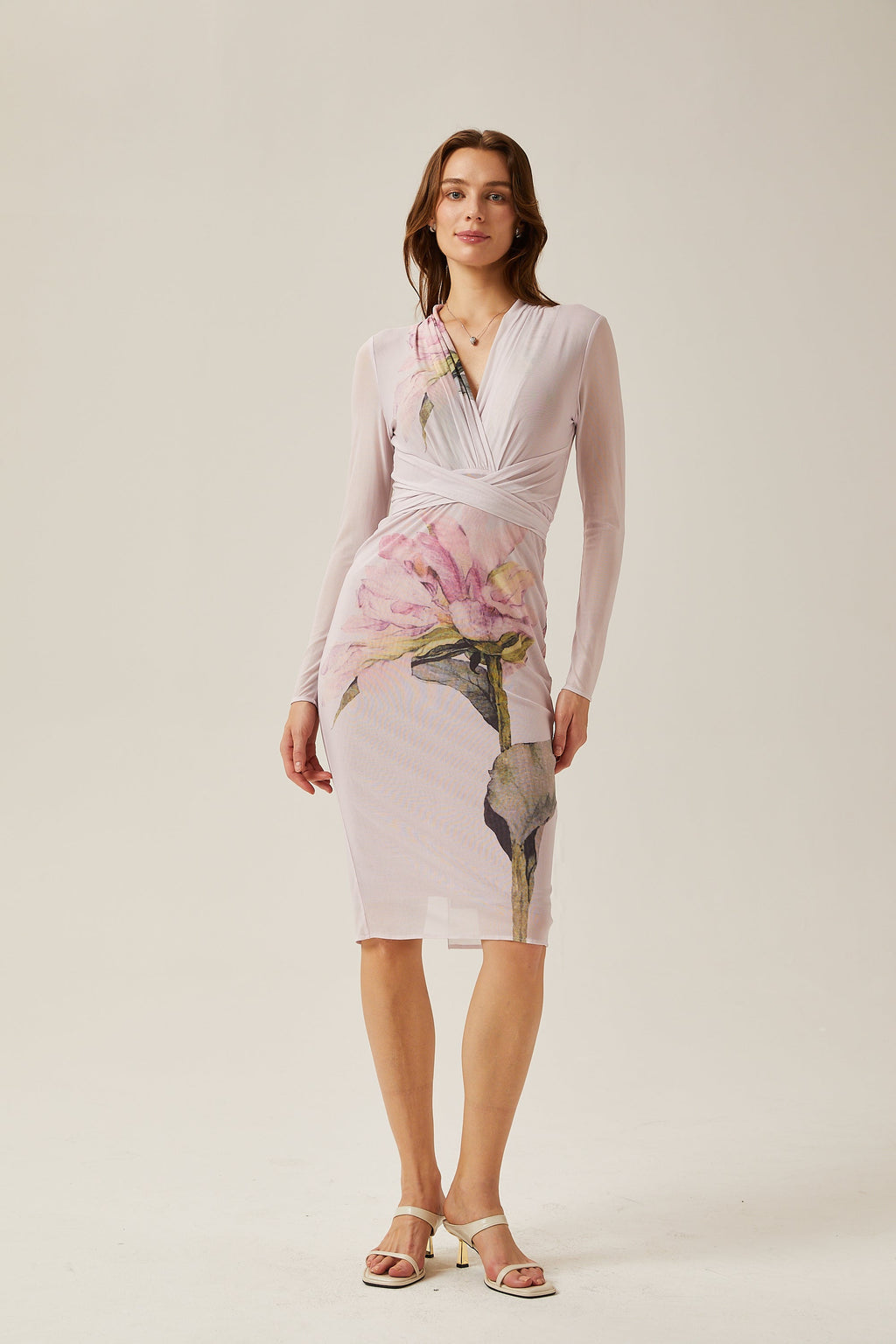 Charlotte midi elbise