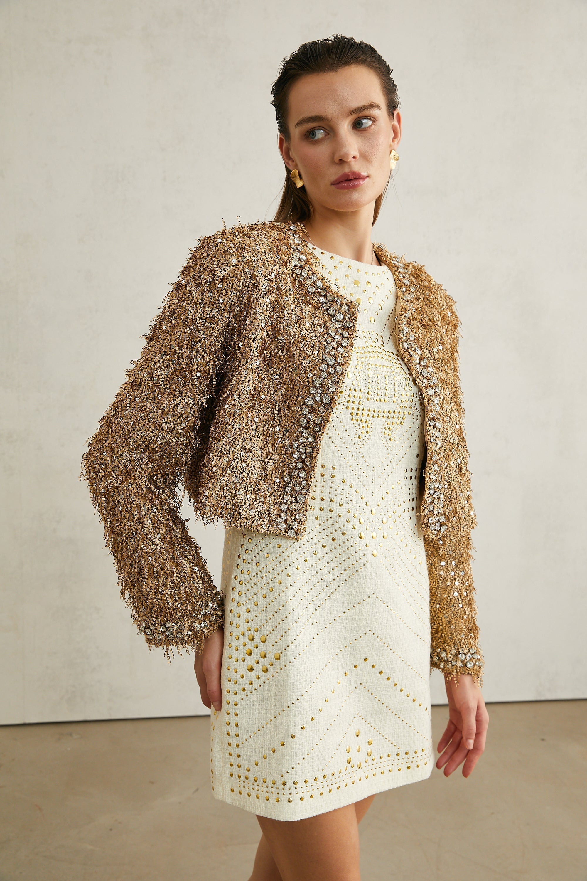 Bérénice saçaklı ceket