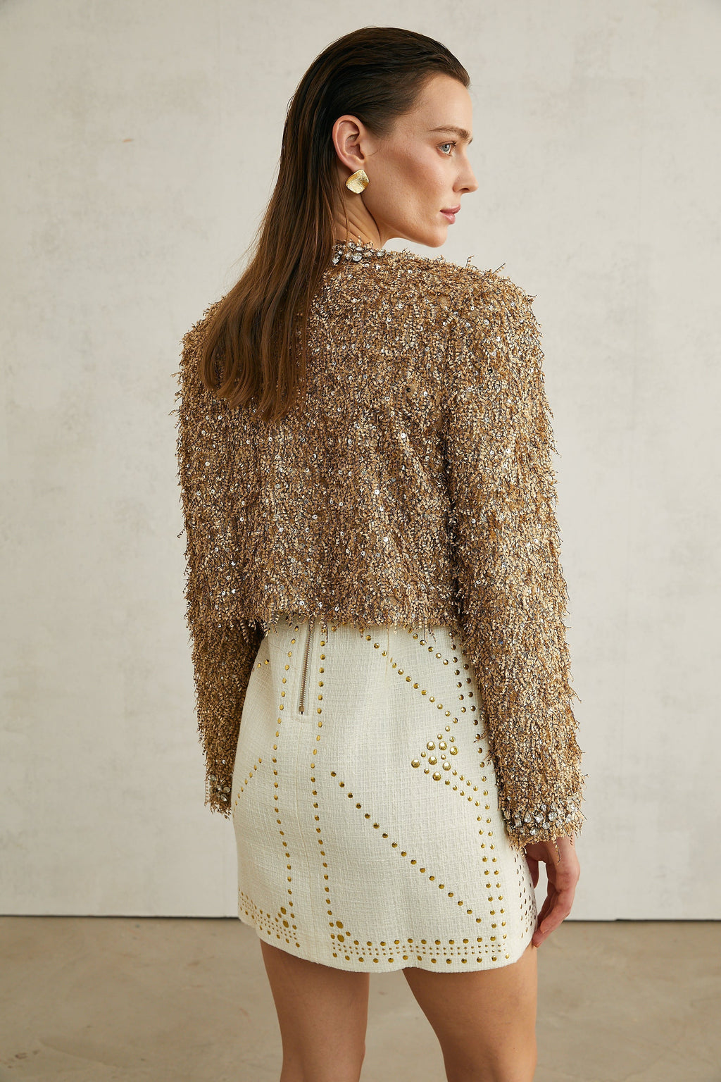 Bérénice saçaklı ceket