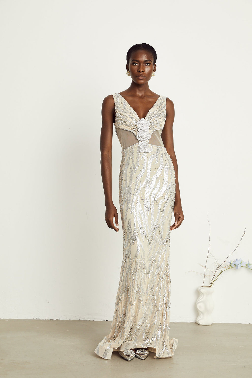 Cordélia maksi abito