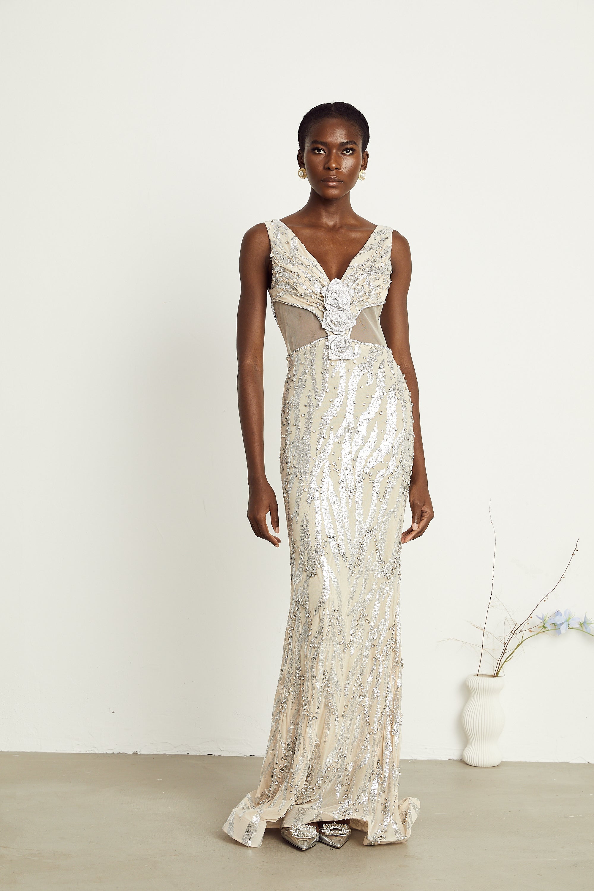 Cordélia maksi abito