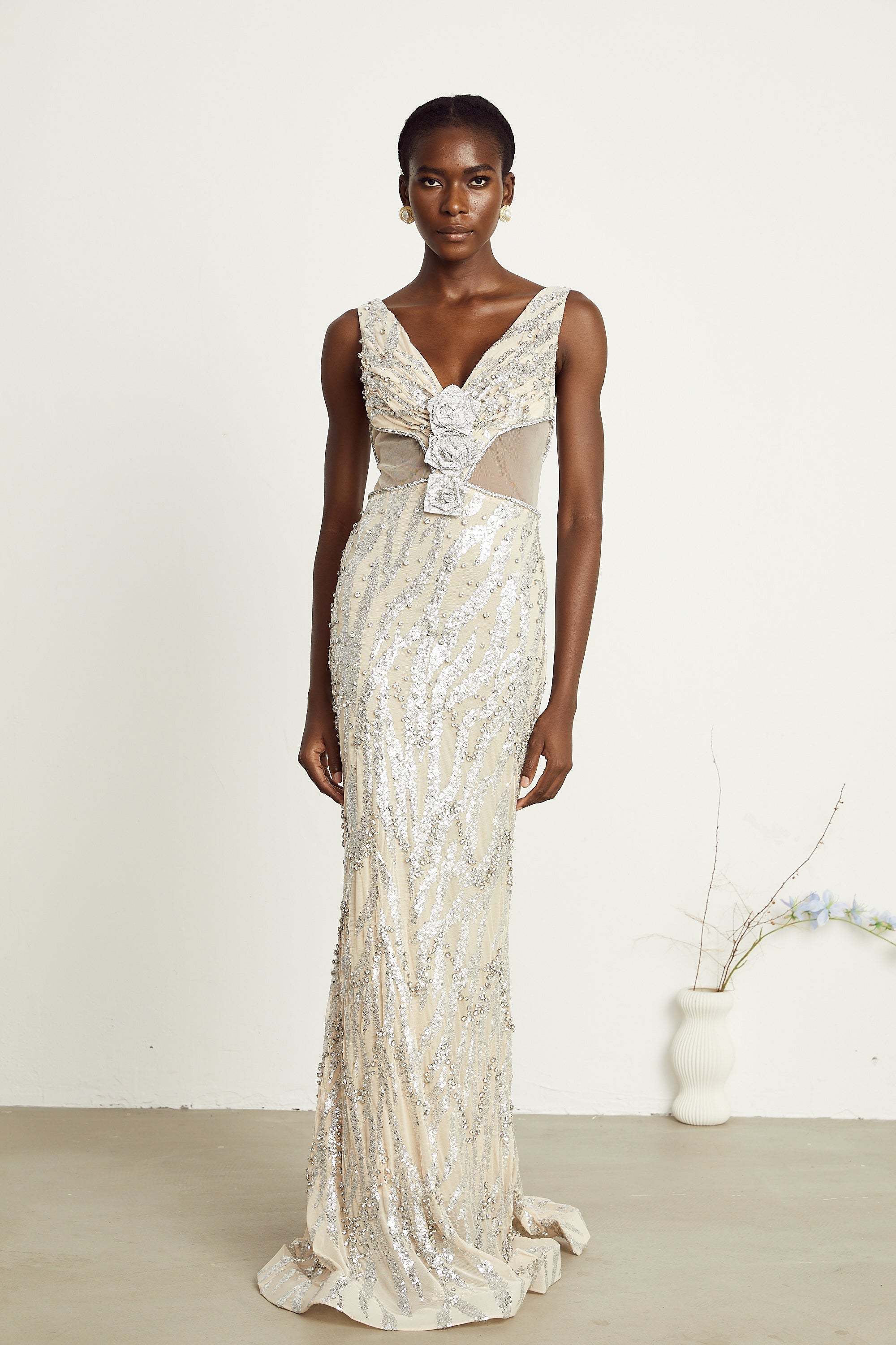 Cordélia maksi abito