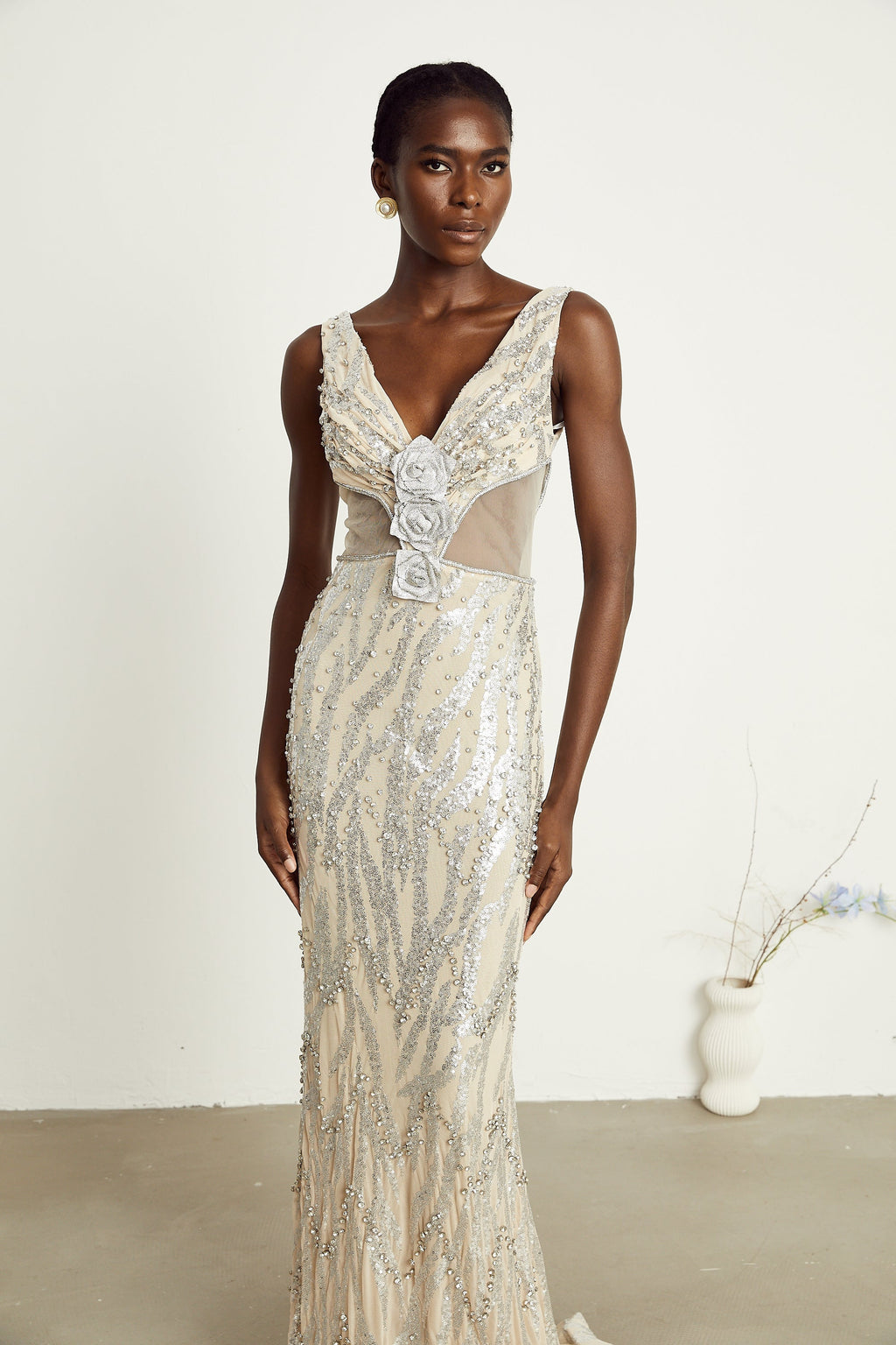 Cordélia maksi abito