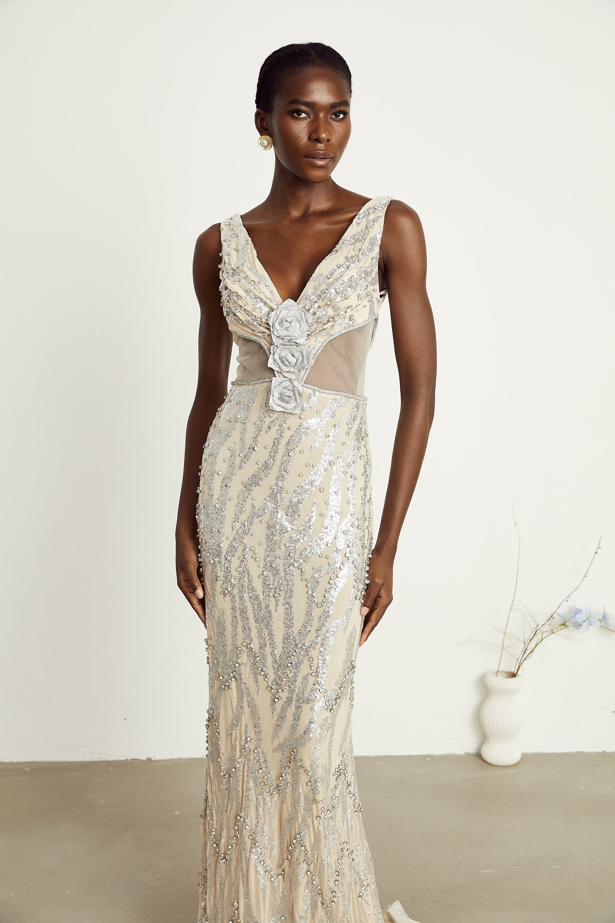 Cordélia maksi abito