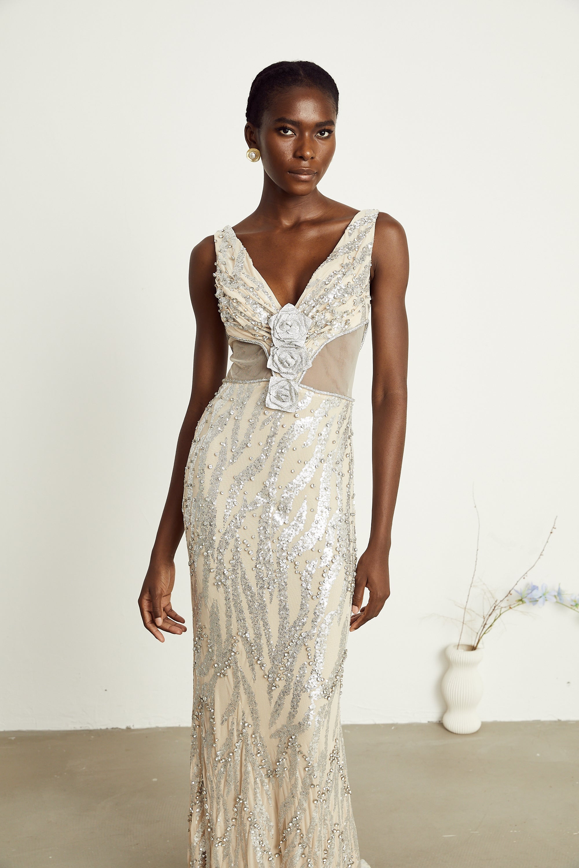 Cordélia maksi abito