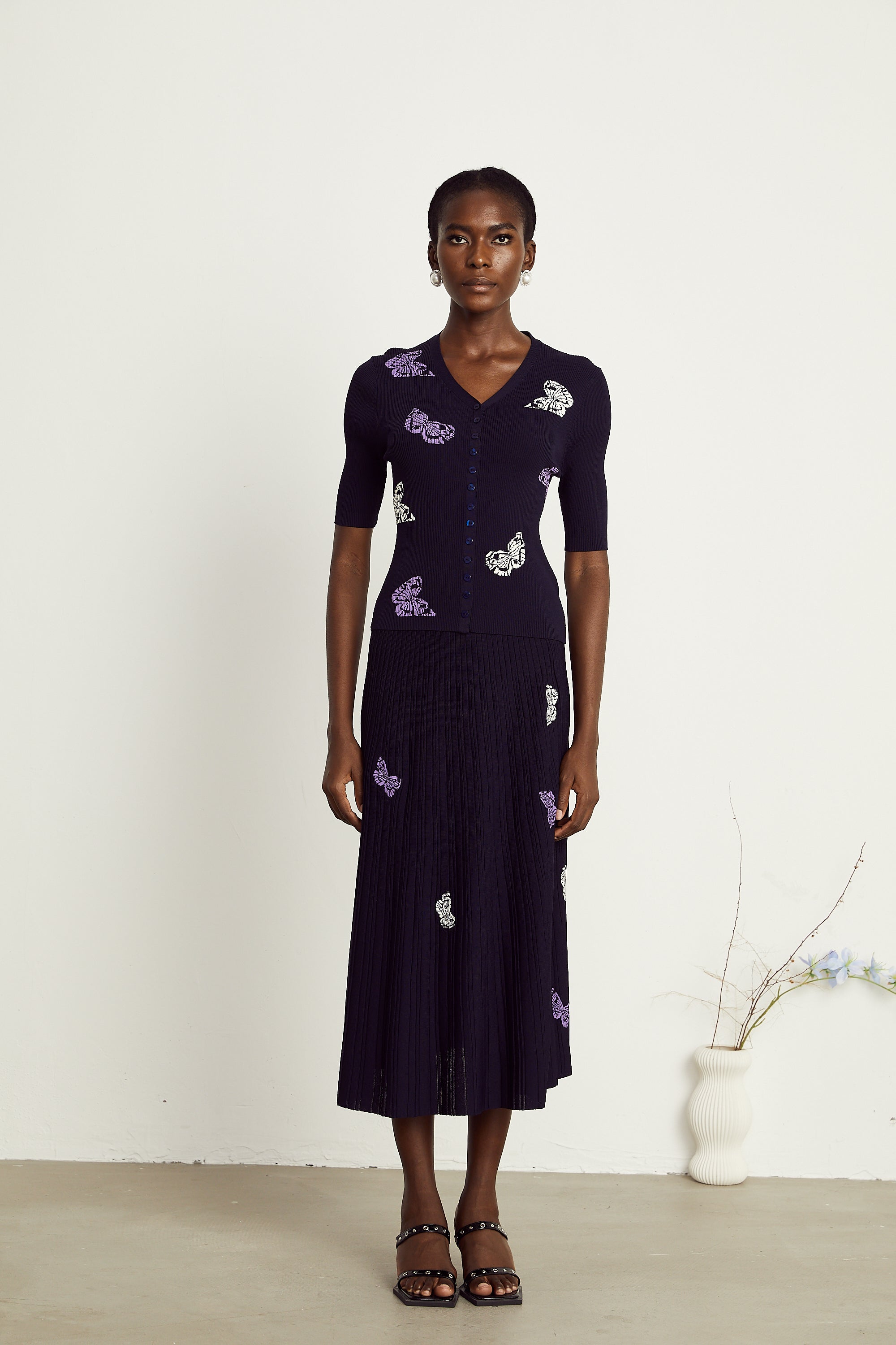 Delphine top ve etek takım