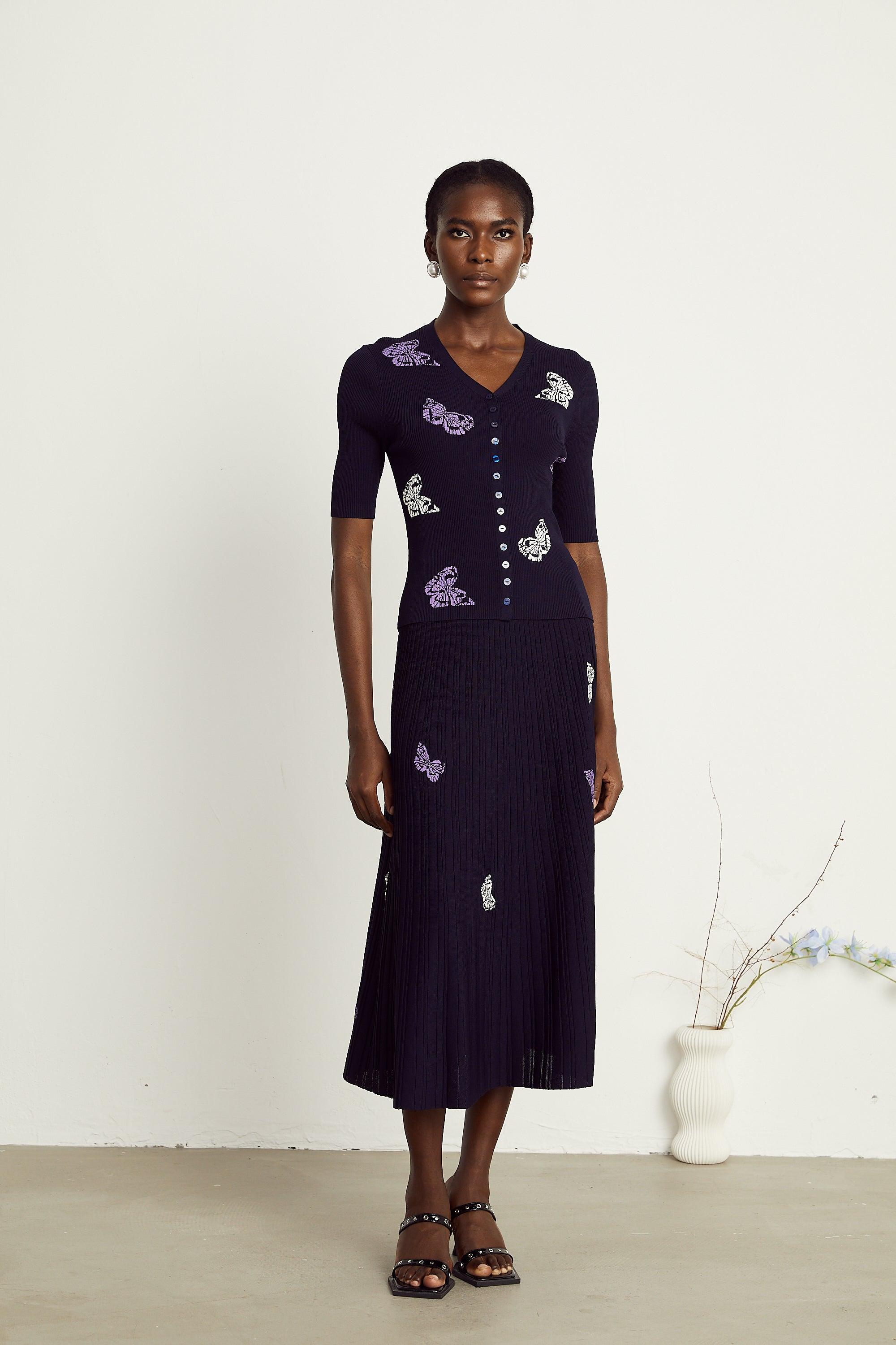 Delphine top ve etek takım