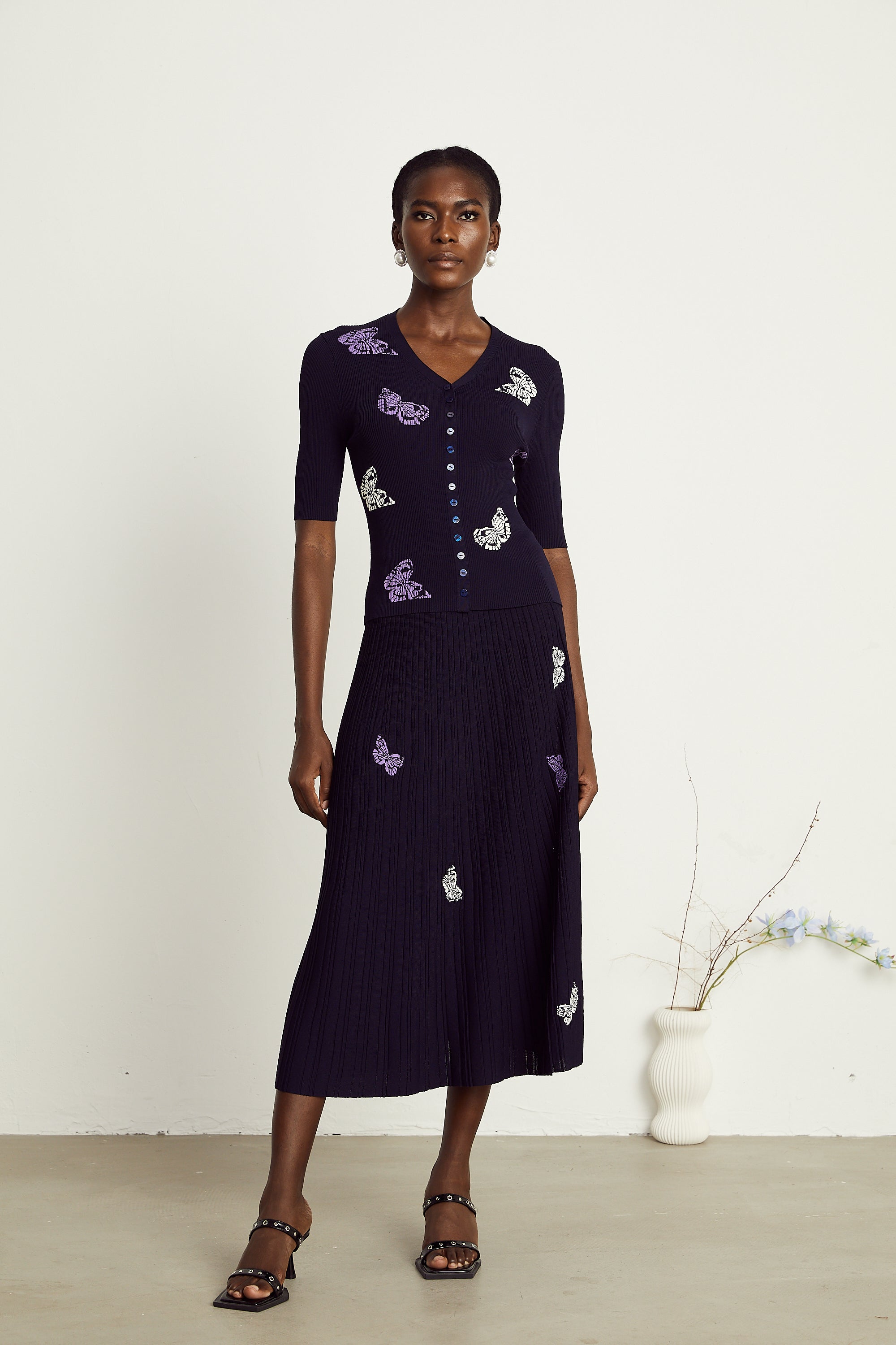 Delphine top ve etek takım