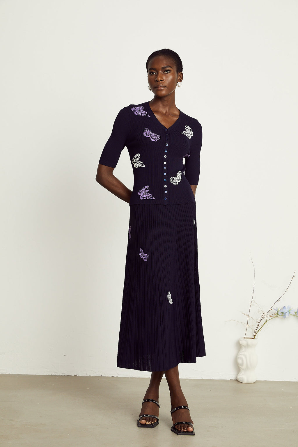 Delphine top ve etek takım