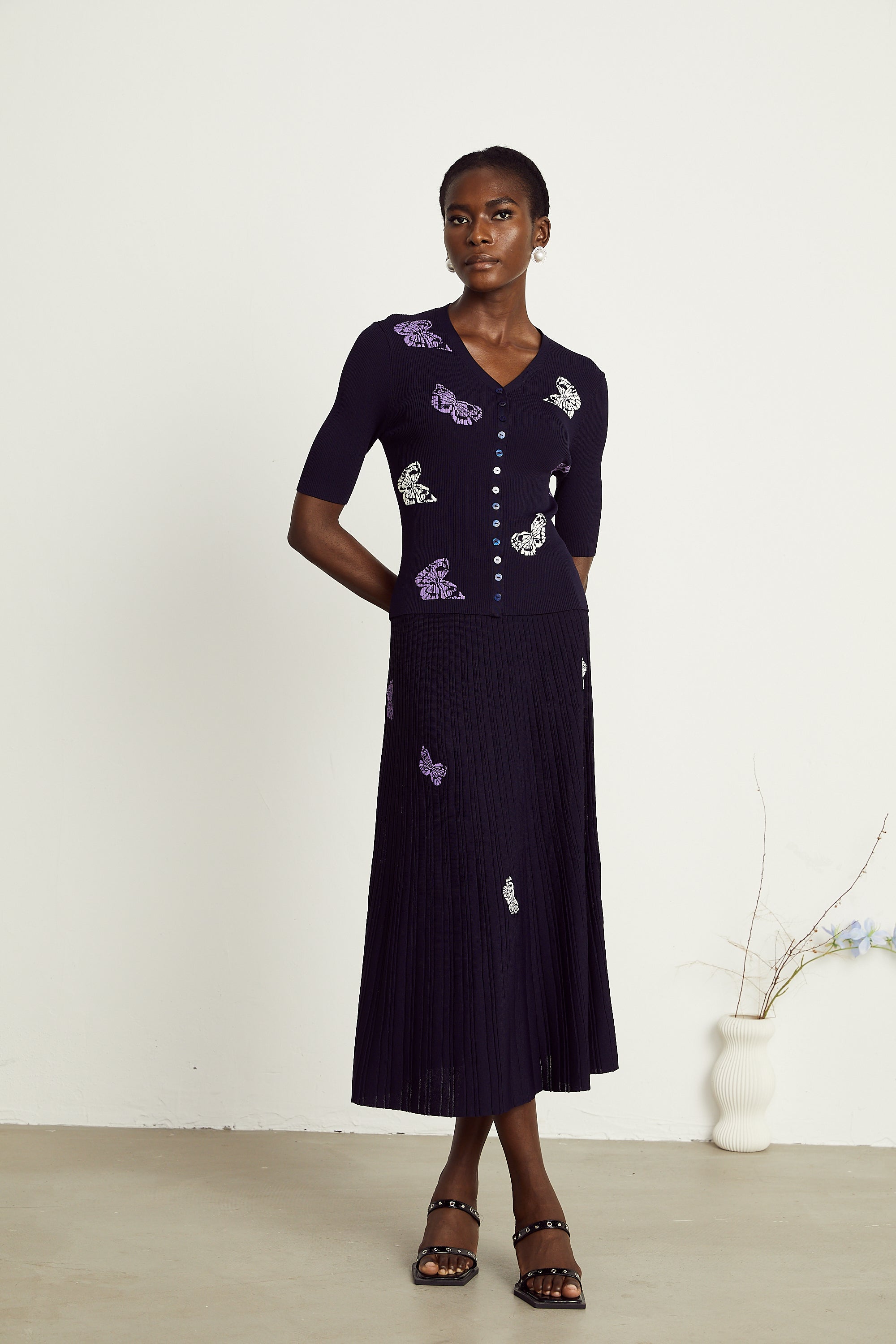 Delphine top ve etek takım