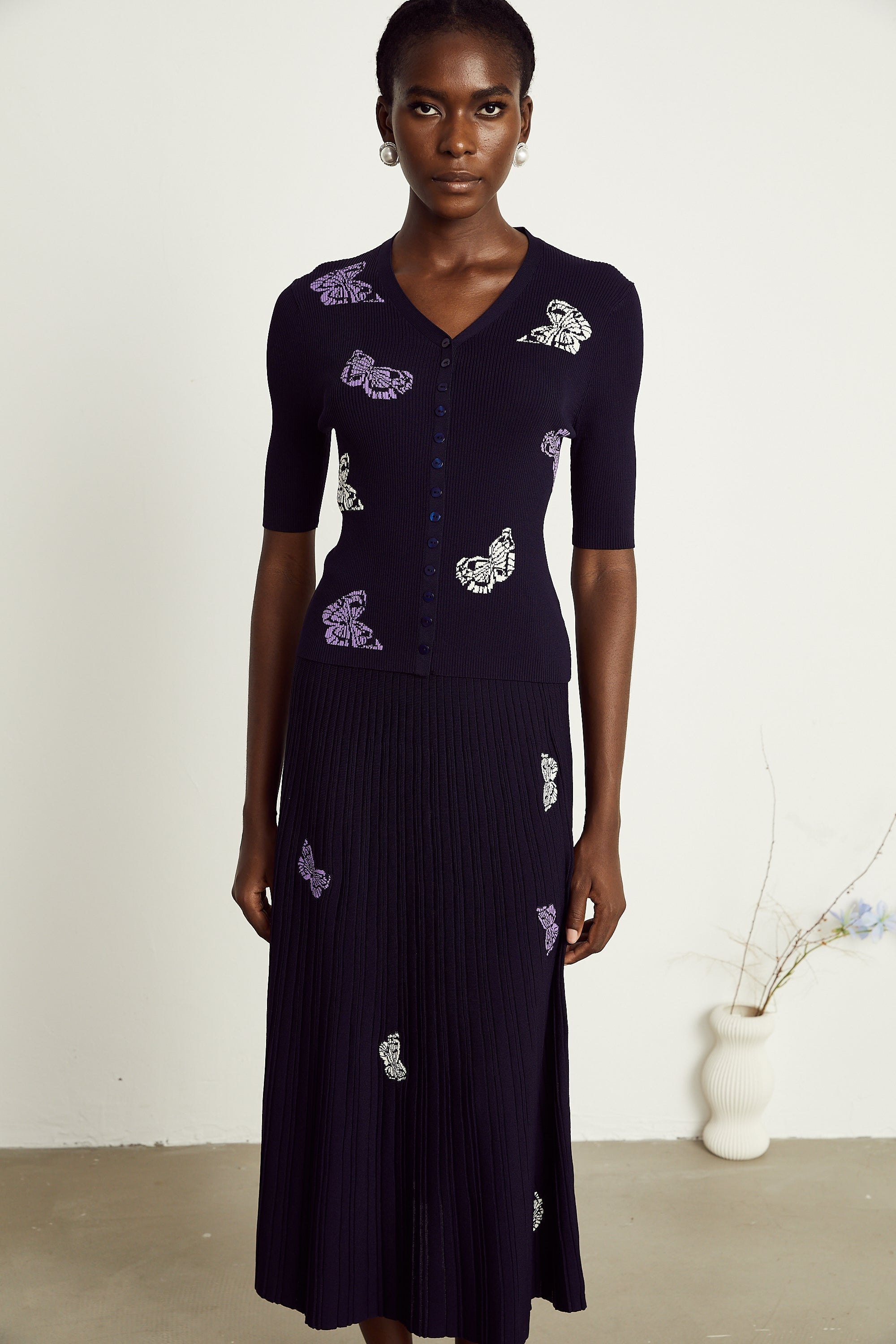 Delphine top ve etek takım