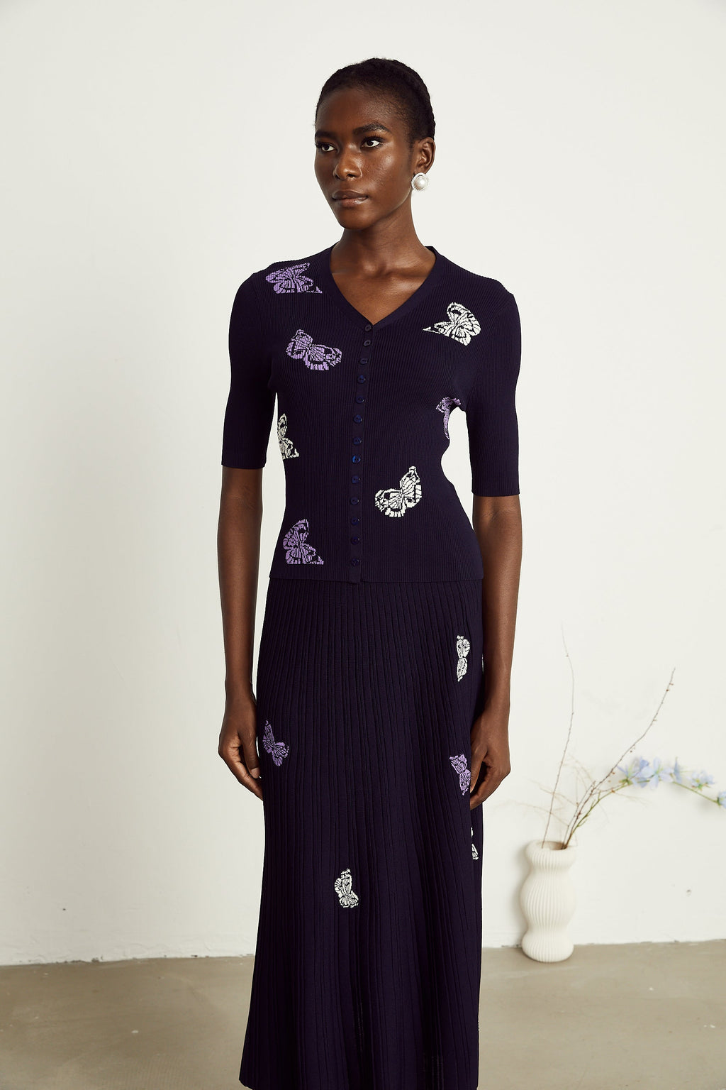 Delphine top ve etek takım