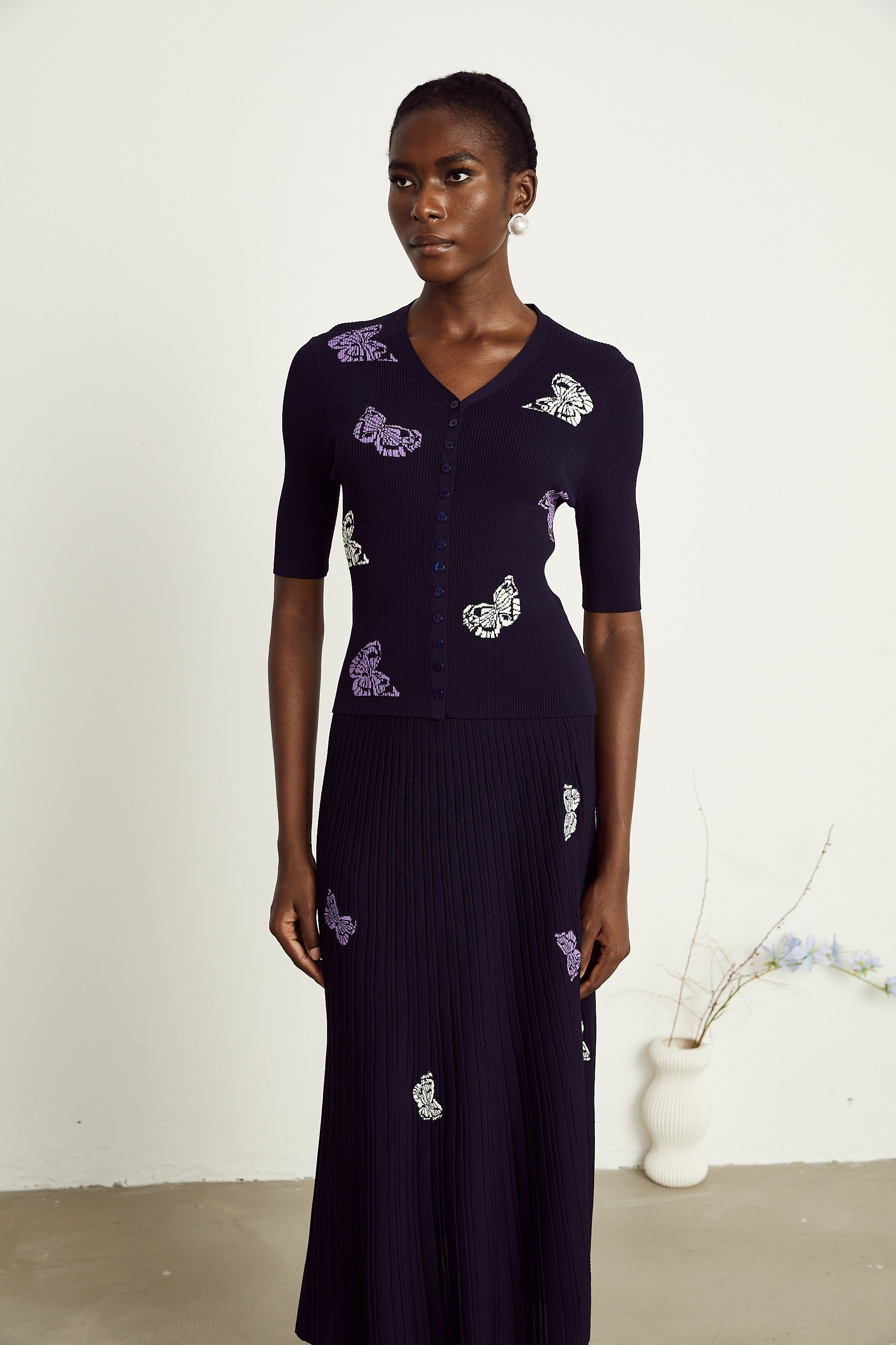 Delphine top ve etek takım