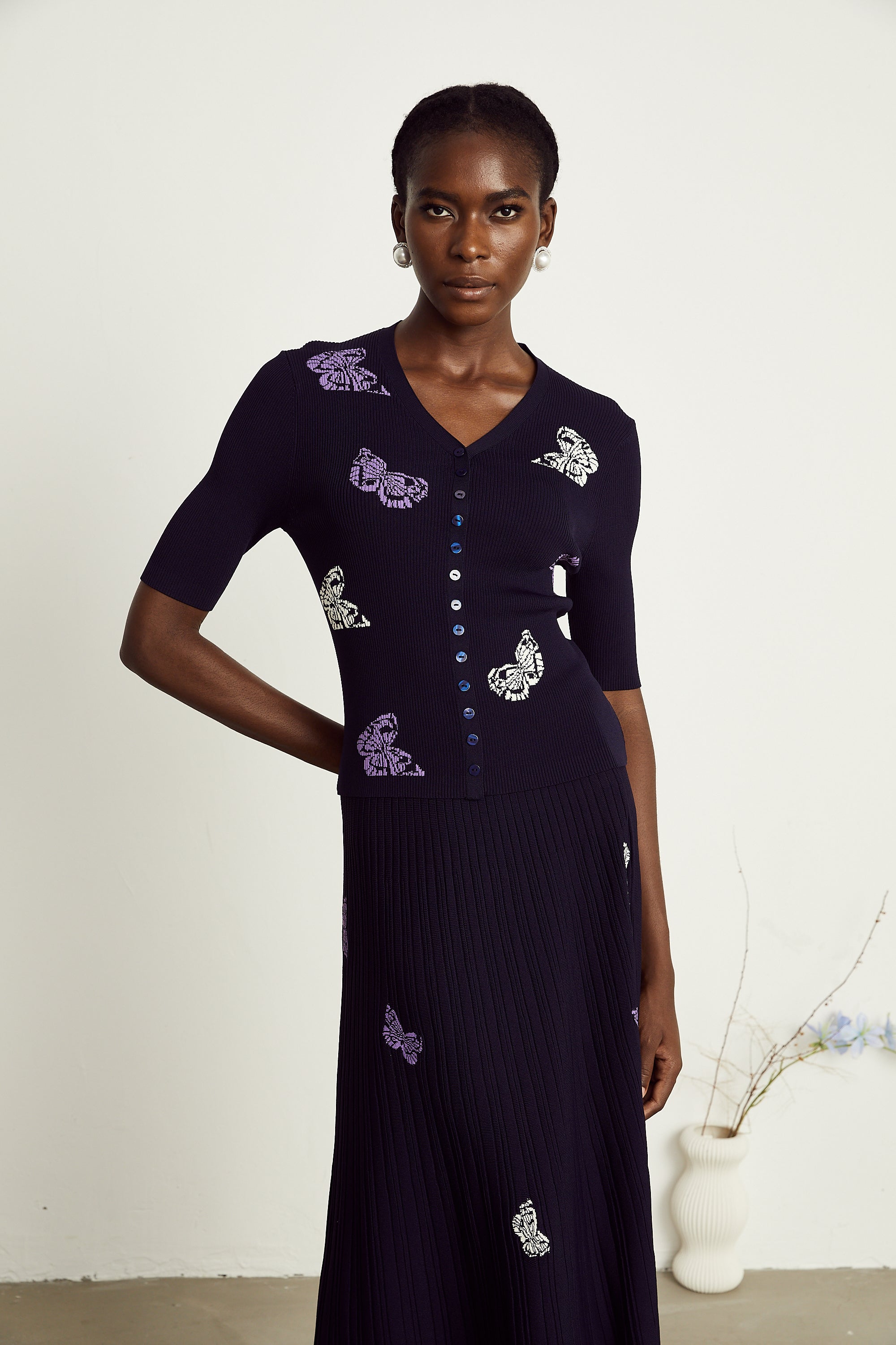 Delphine top ve etek takım