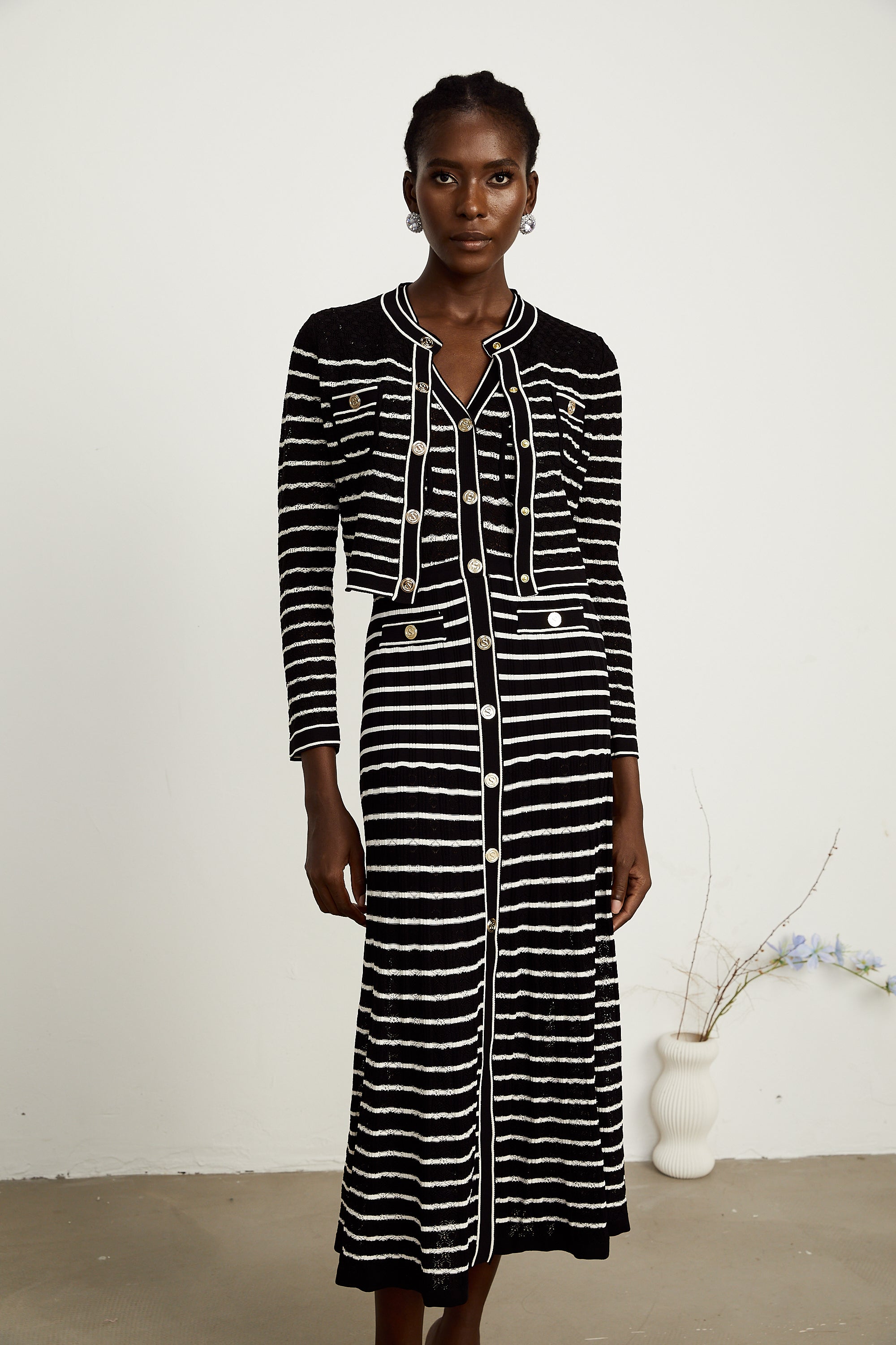 Charlotte hırka ve elbise takım