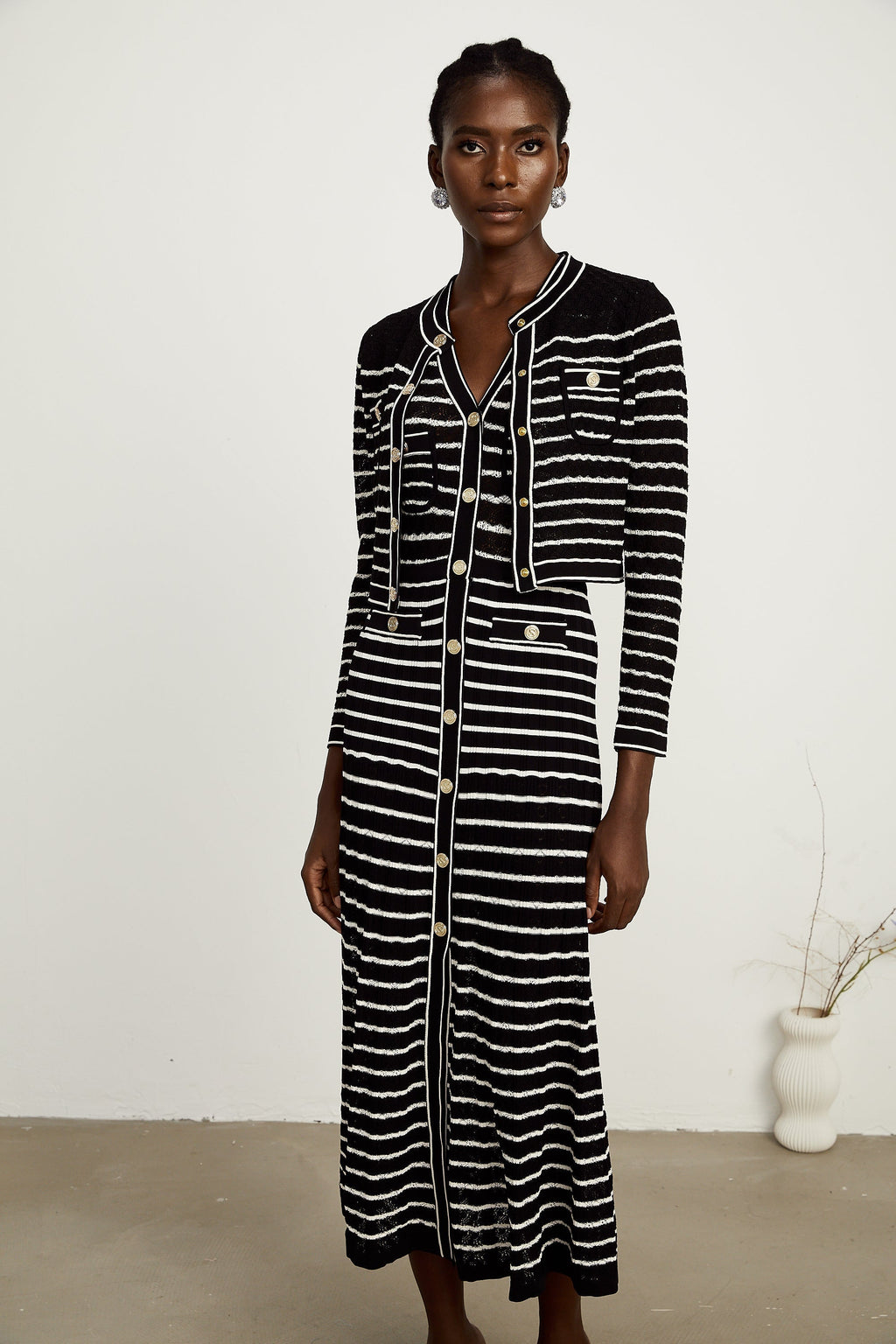 Charlotte hırka ve elbise takım