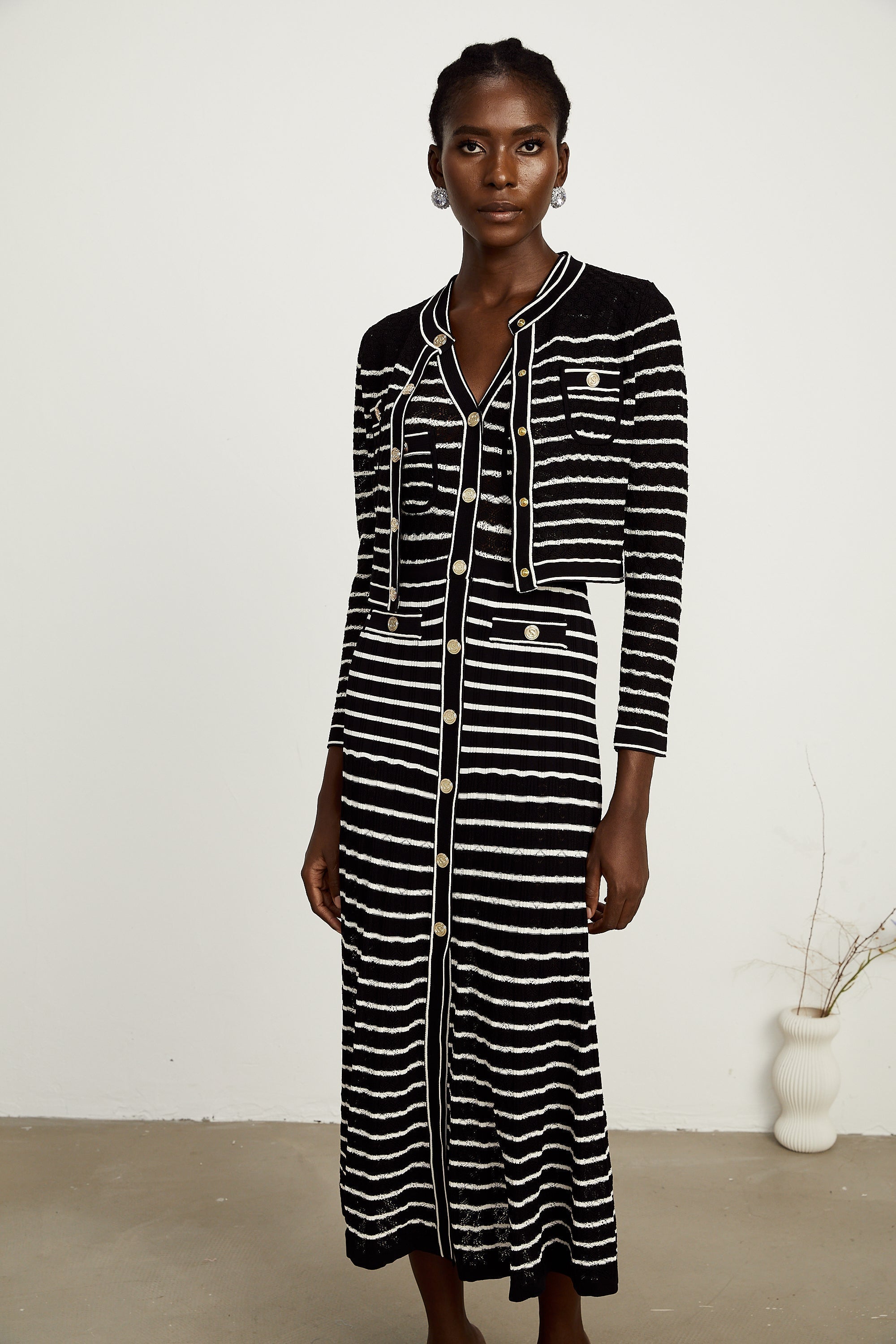 Charlotte hırka ve elbise takım