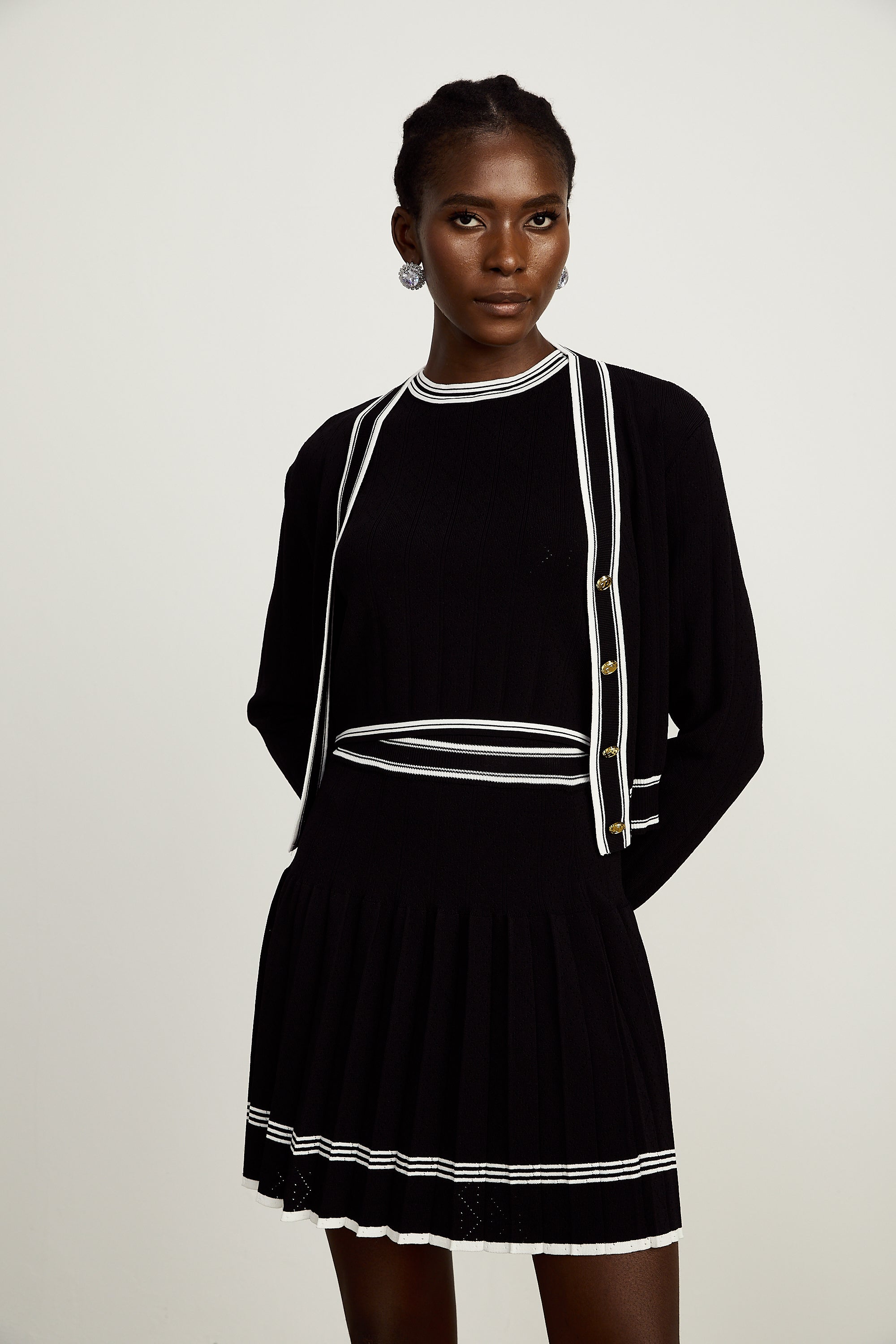 Daphné top ve etek takım