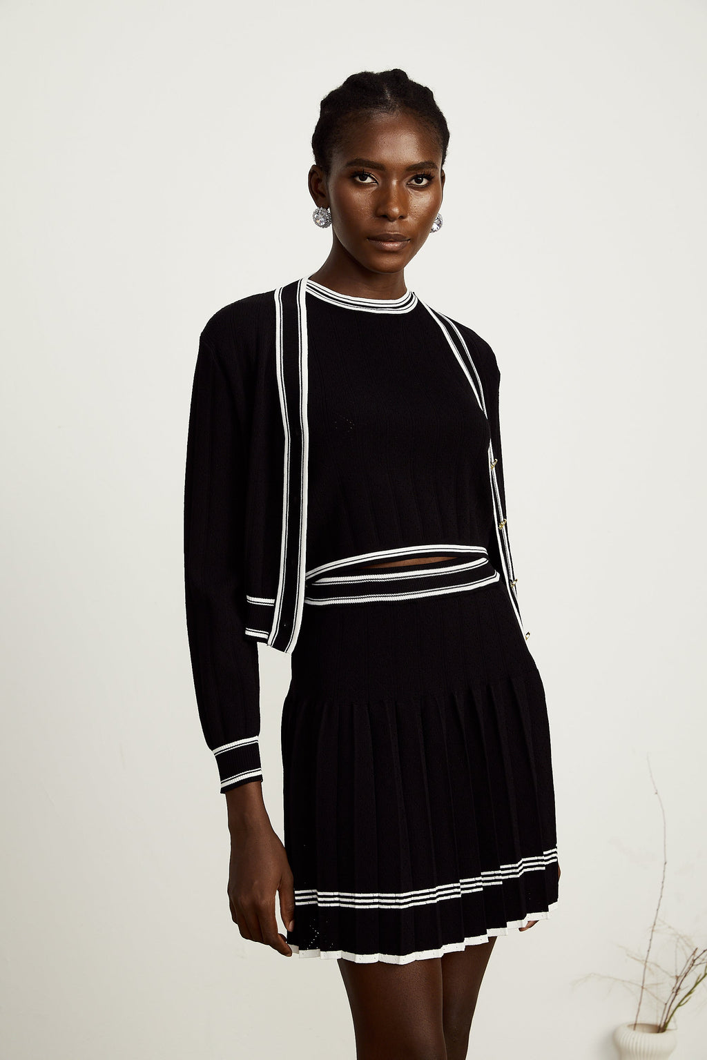 Daphné top ve etek takım