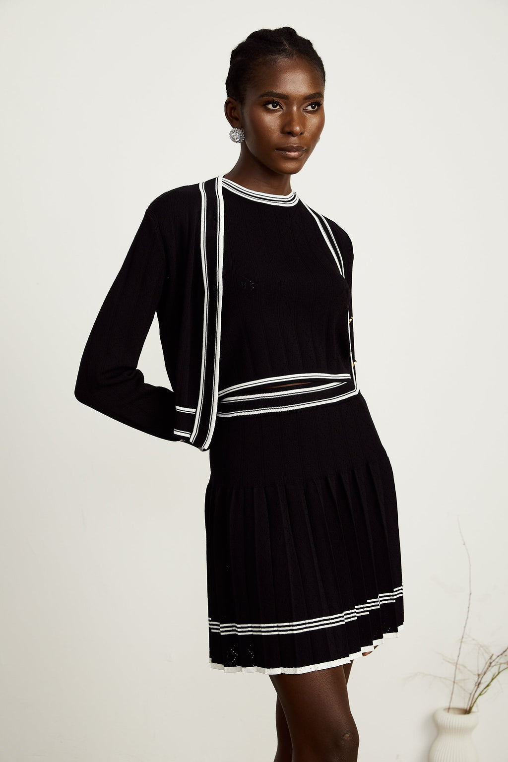 Daphné top ve etek takım