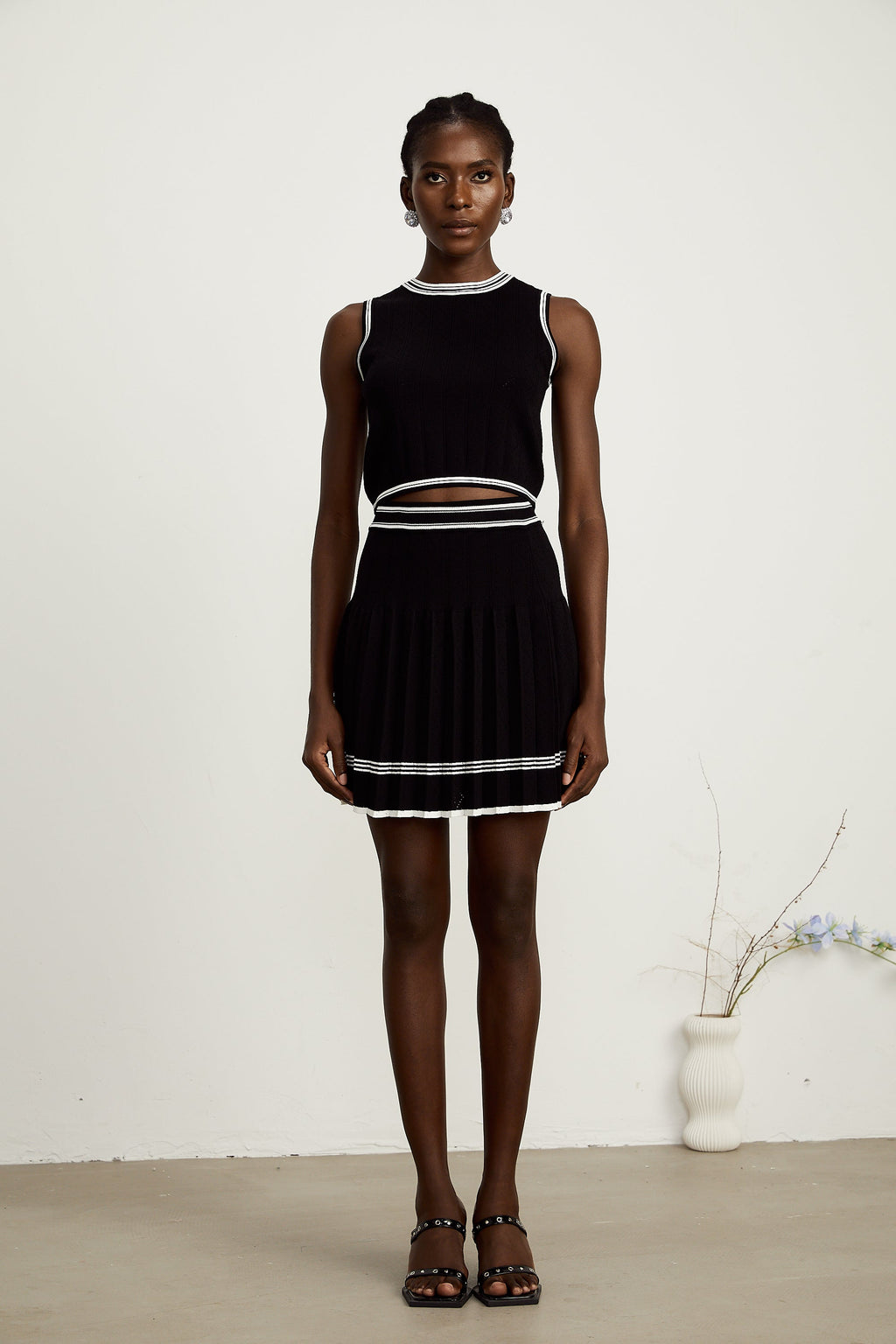 Daphné top ve etek takım