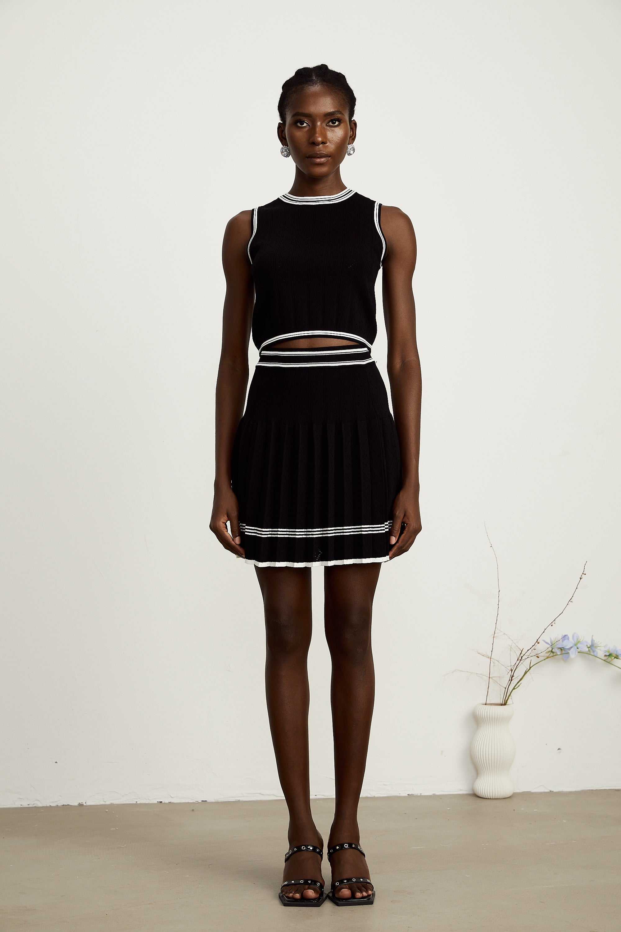 Daphné top ve etek takım