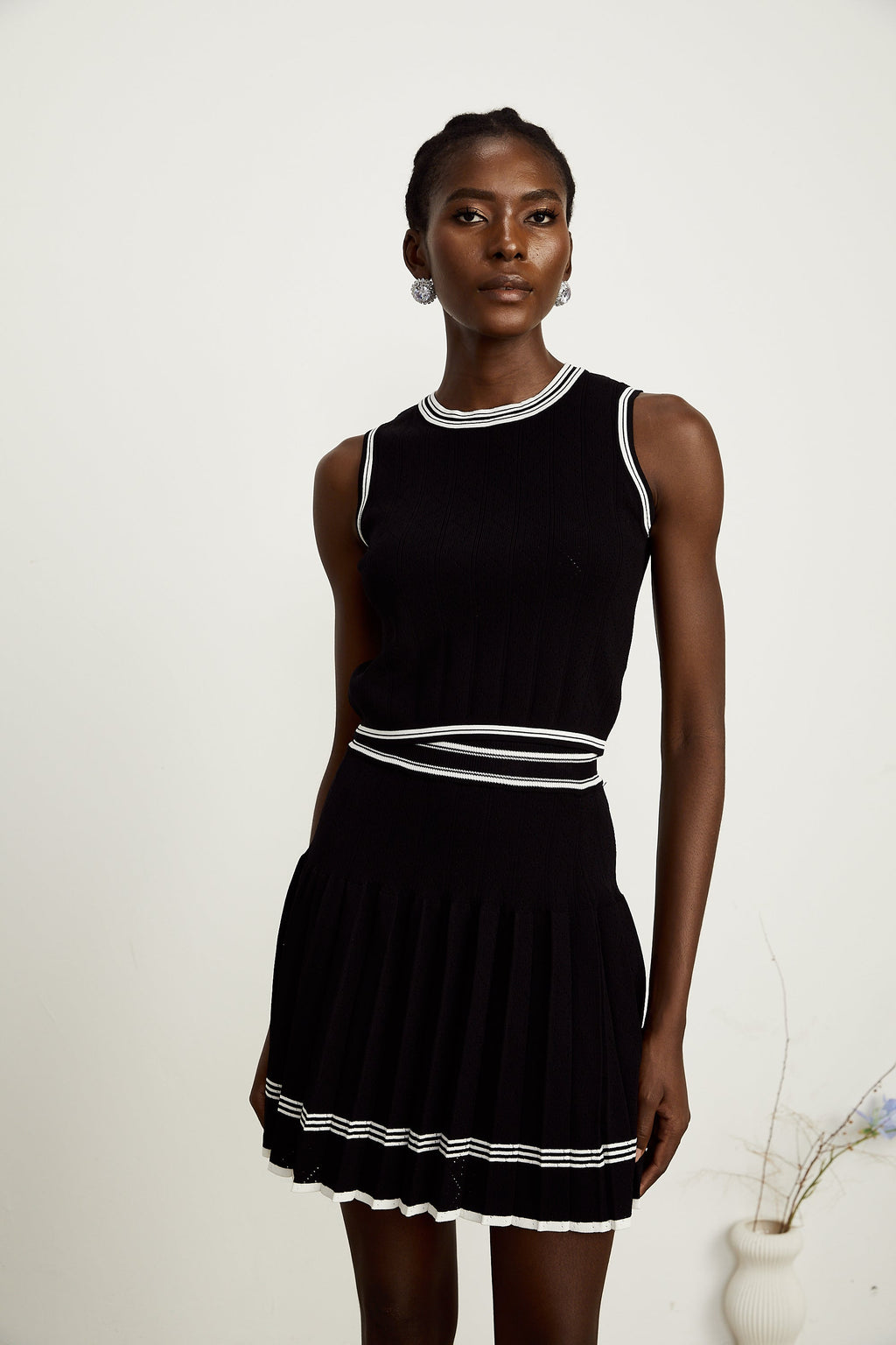 Daphné top ve etek takım