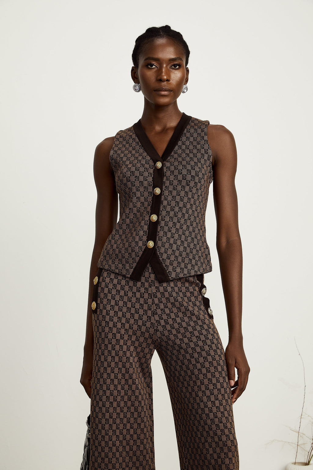 Cyrielle top ve pantolon takım