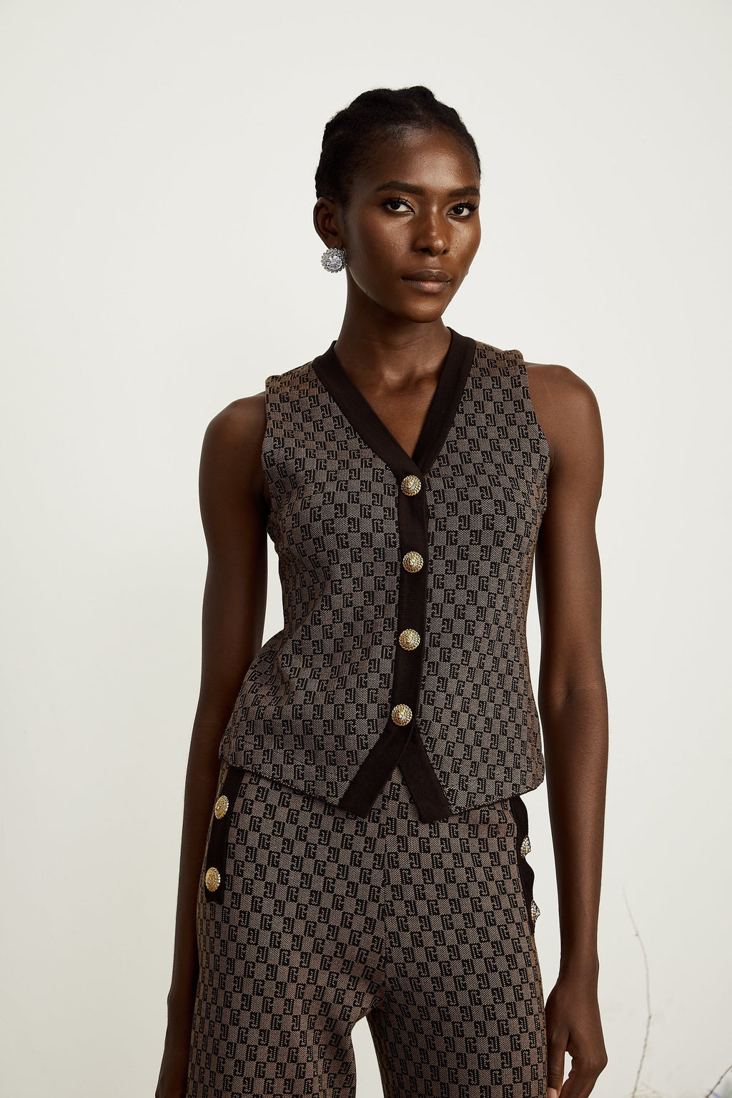 Cyrielle top ve pantolon takım