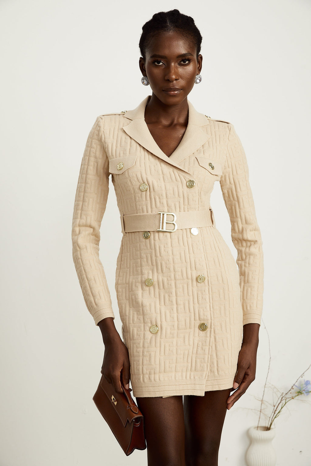 Clémence mini elbise