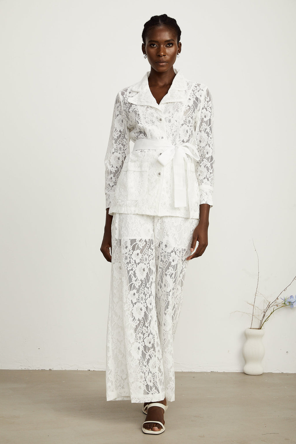 Chloé bağcıklı top ve pantolon takım