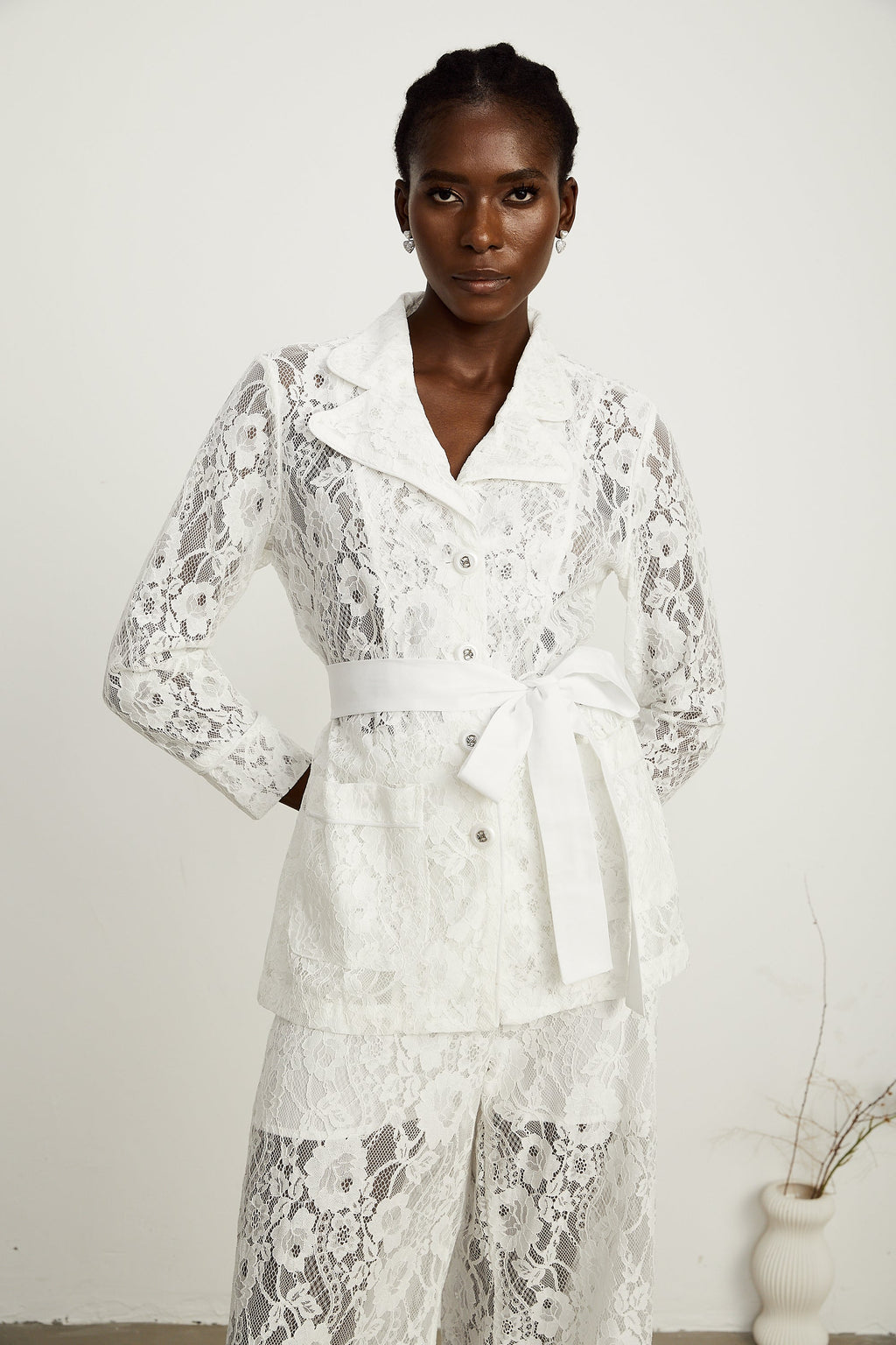 Chloé bağcıklı top ve pantolon takım