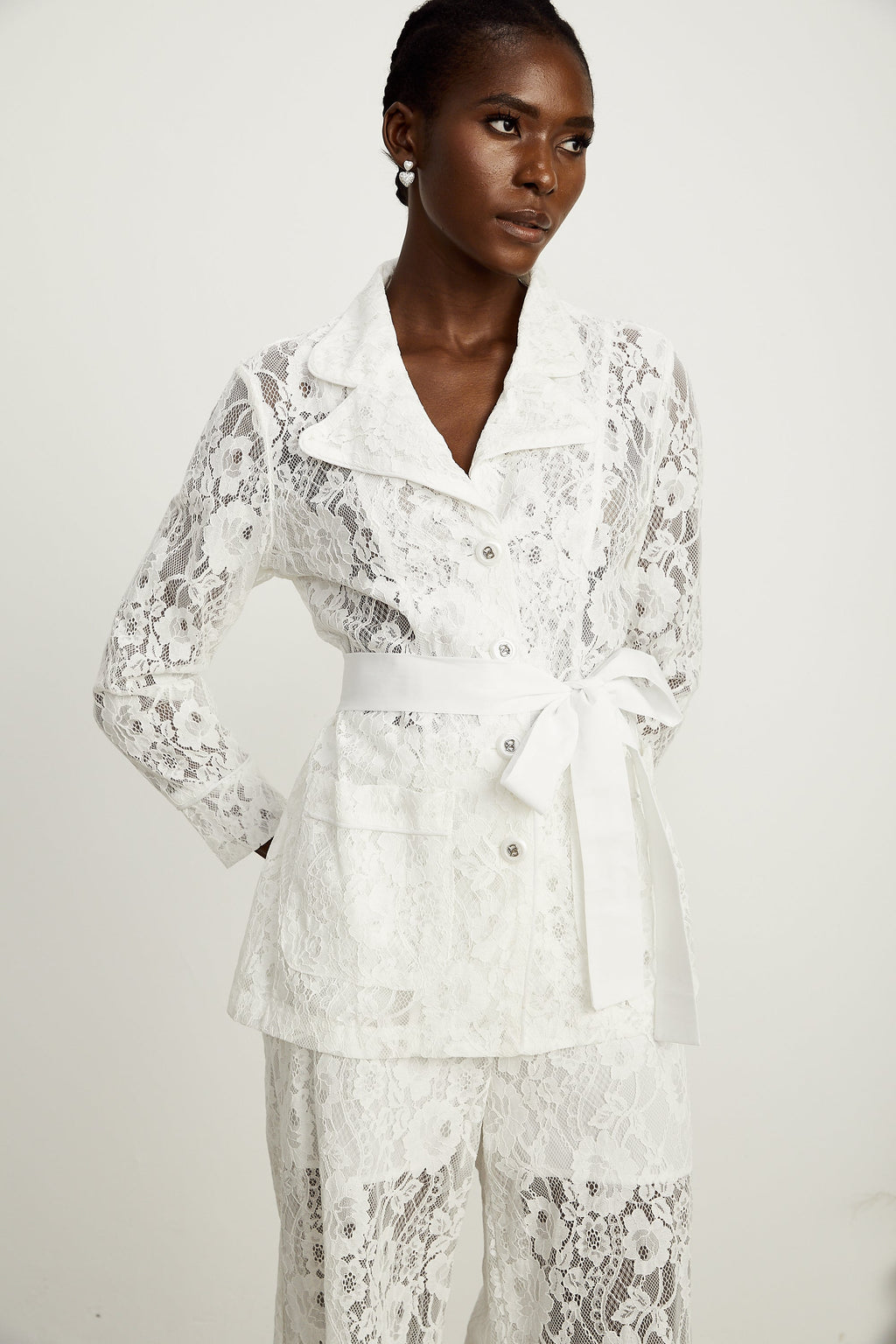 Chloé bağcıklı top ve pantolon takım