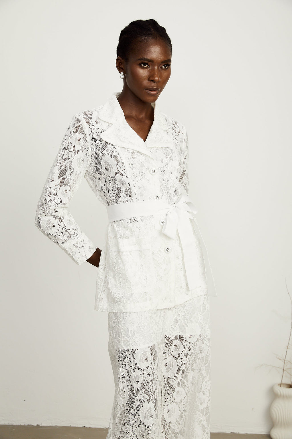 Chloé bağcıklı top ve pantolon takım