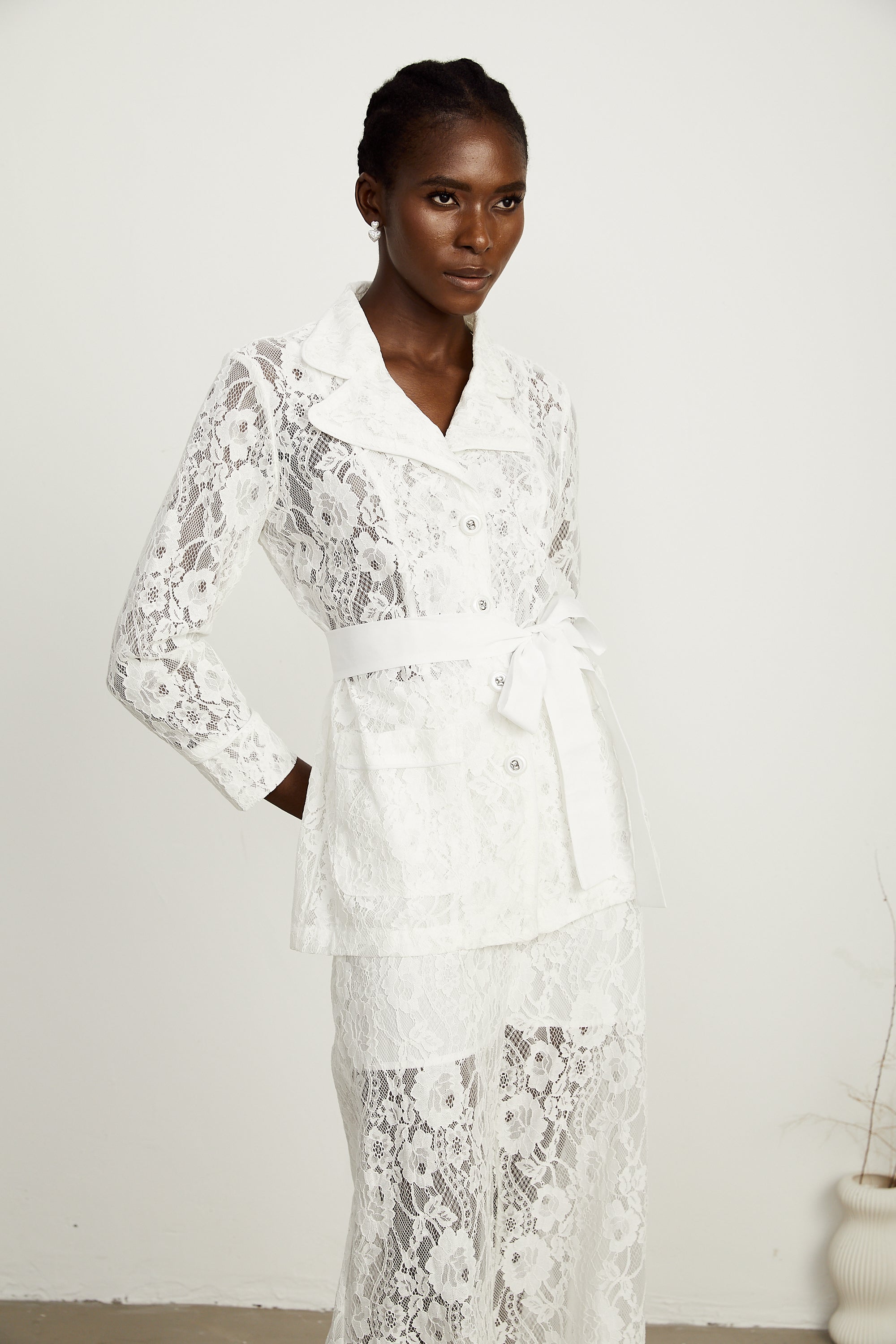 Chloé bağcıklı top ve pantolon takım