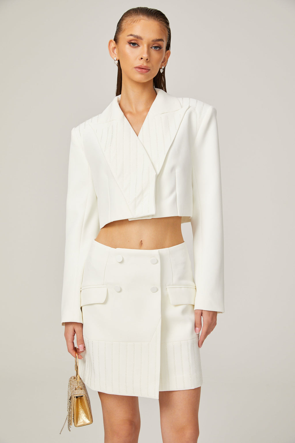 Carlotta ceket ve etek takım