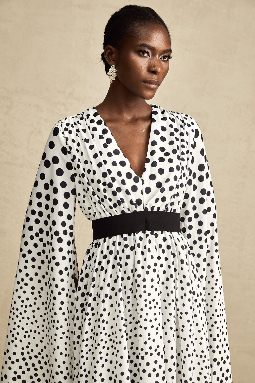 Brigitte midi elbise