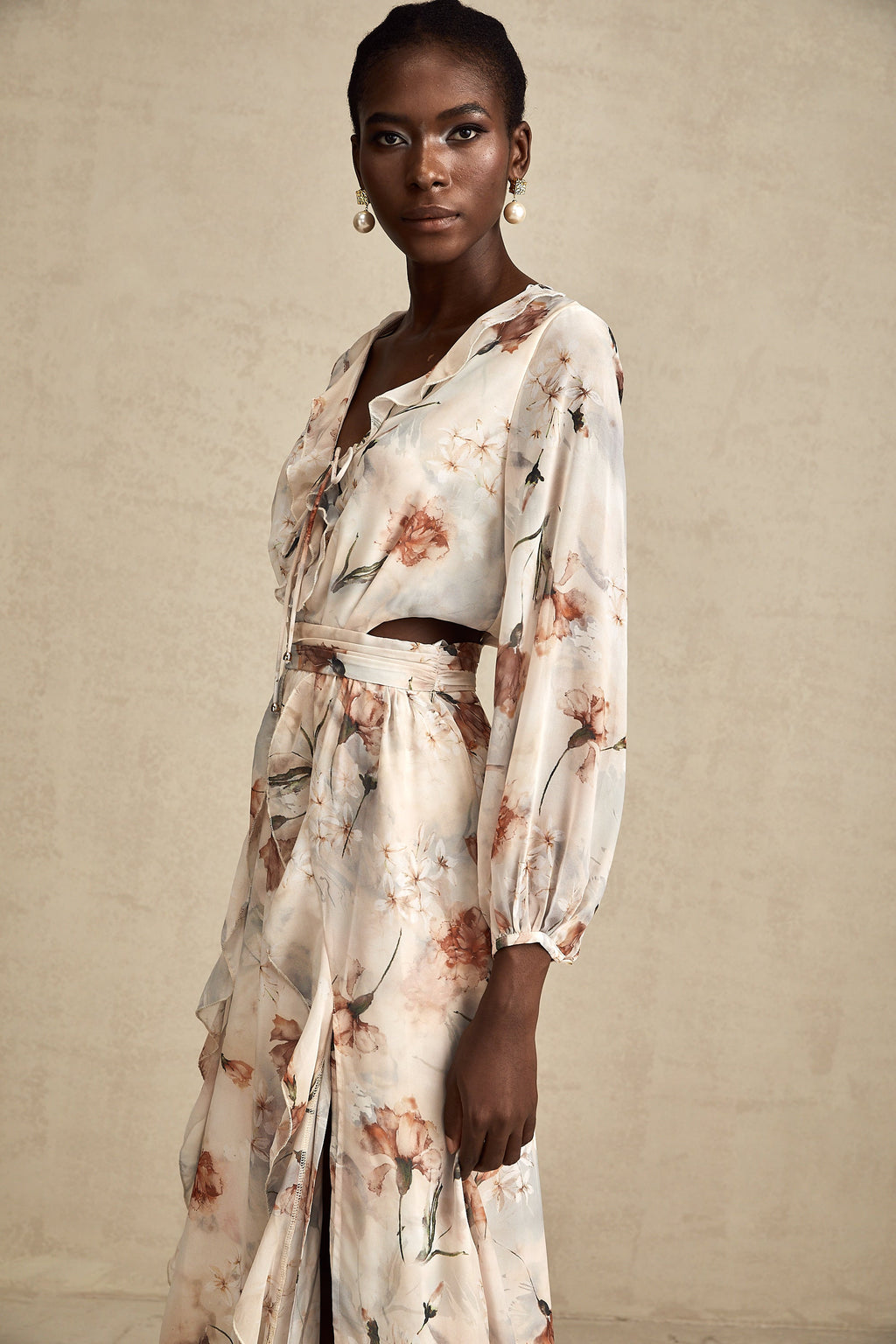 Bérengère midi elbise