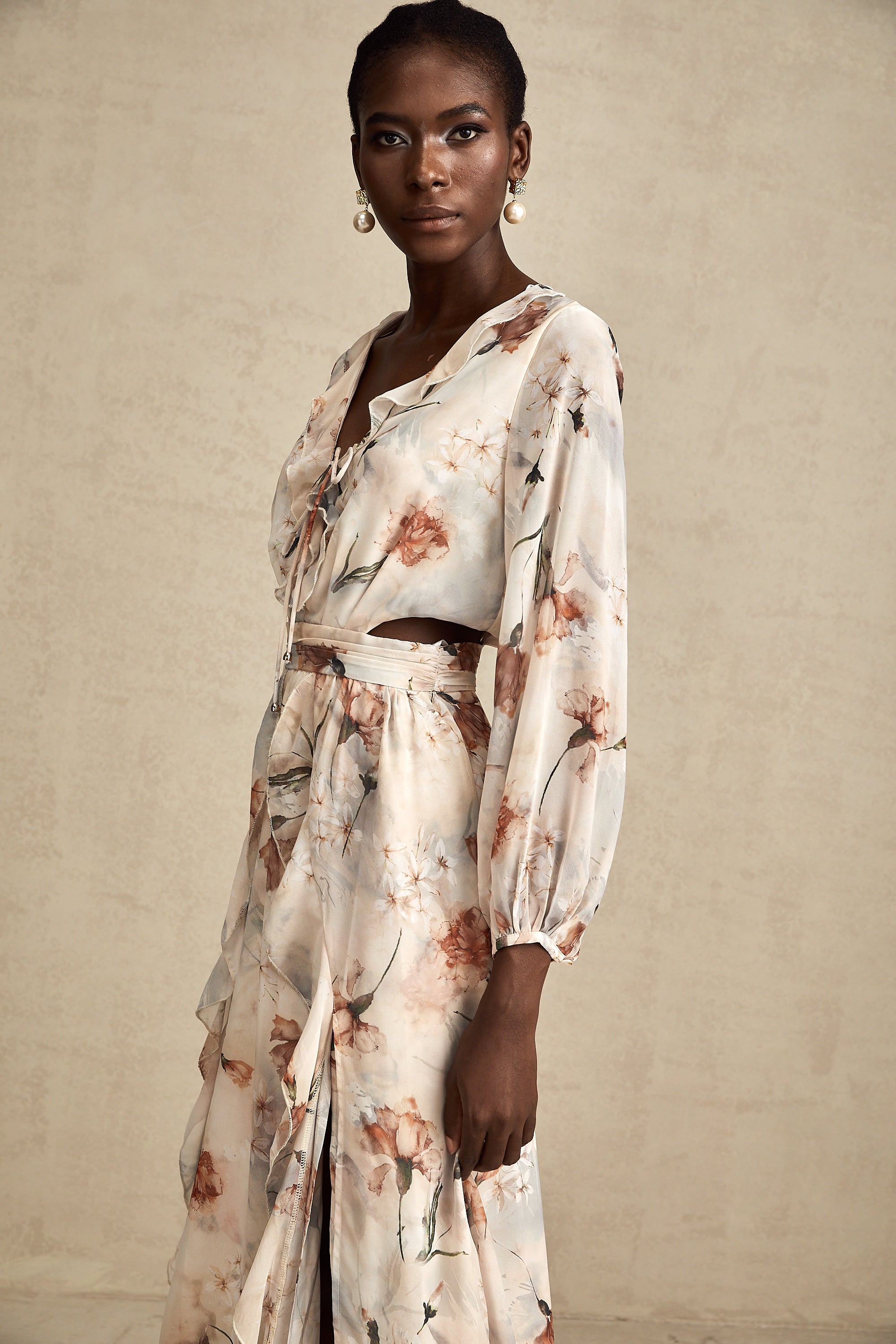 Bérengère midi elbise