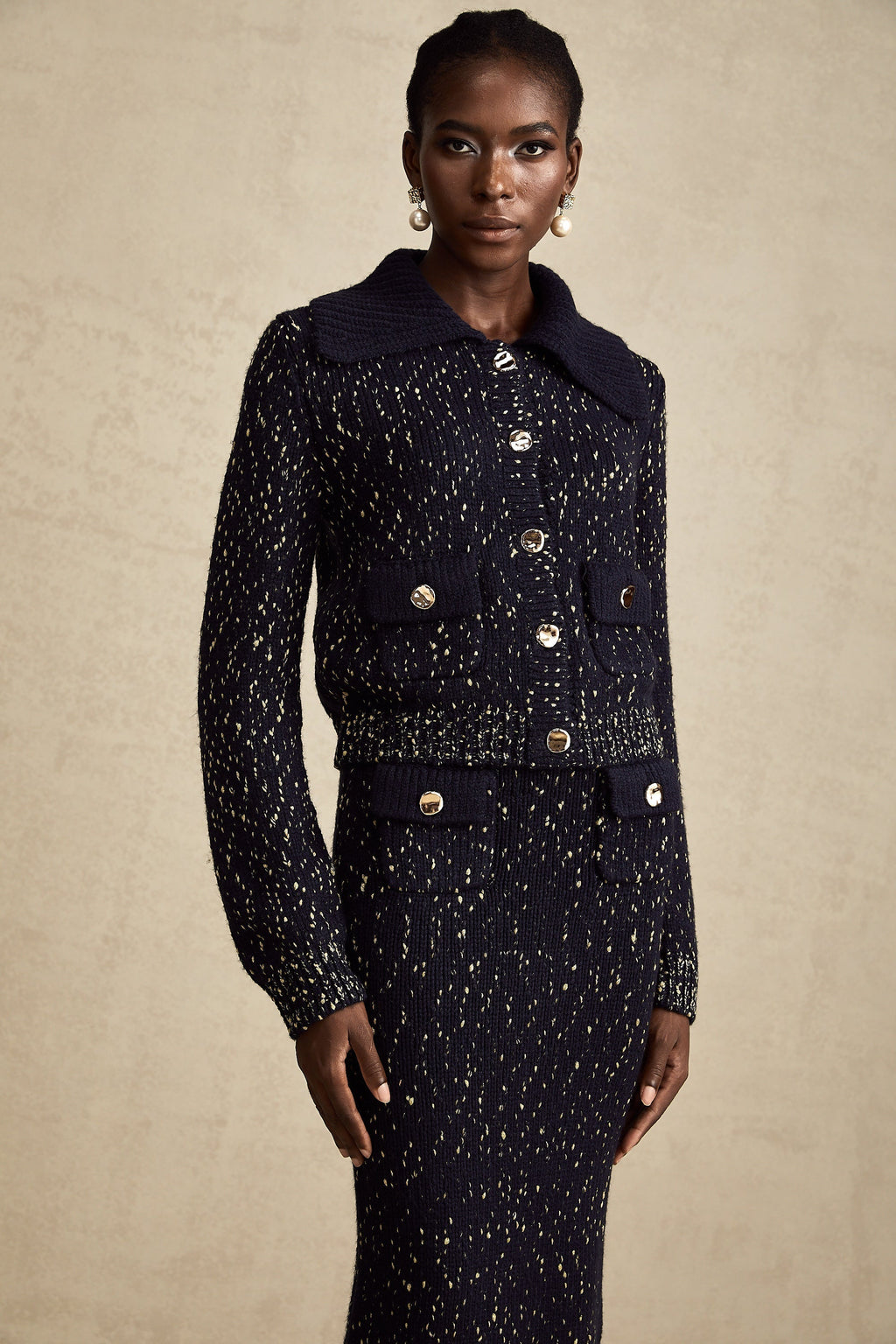 Claudine ceket ve etek takım