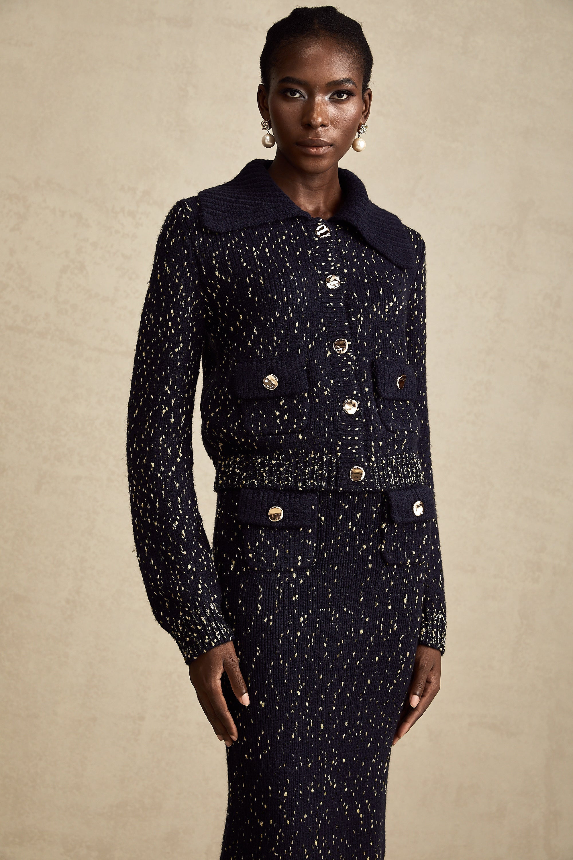 Claudine ceket ve etek takım