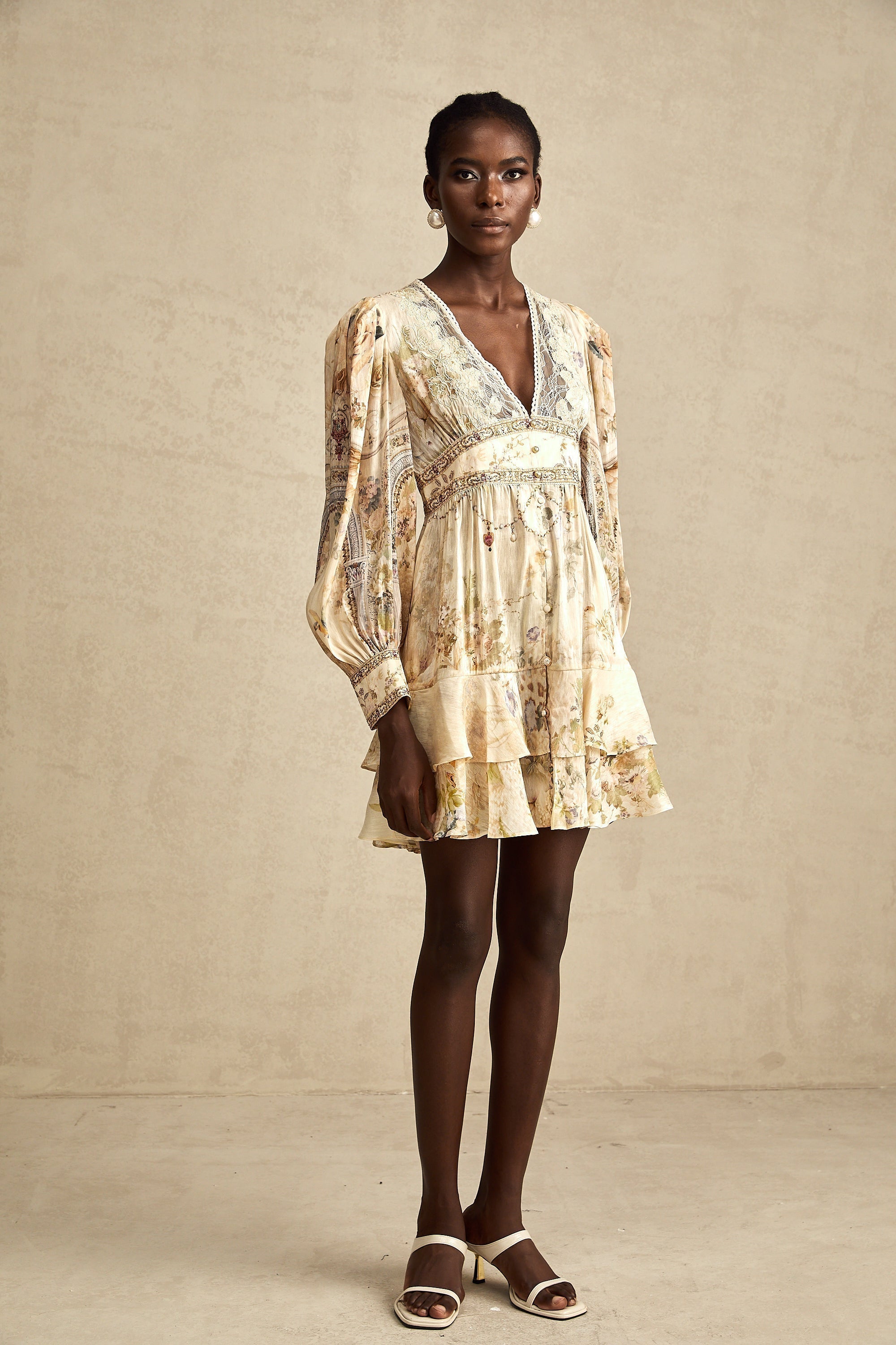 Béatrice mini elbise