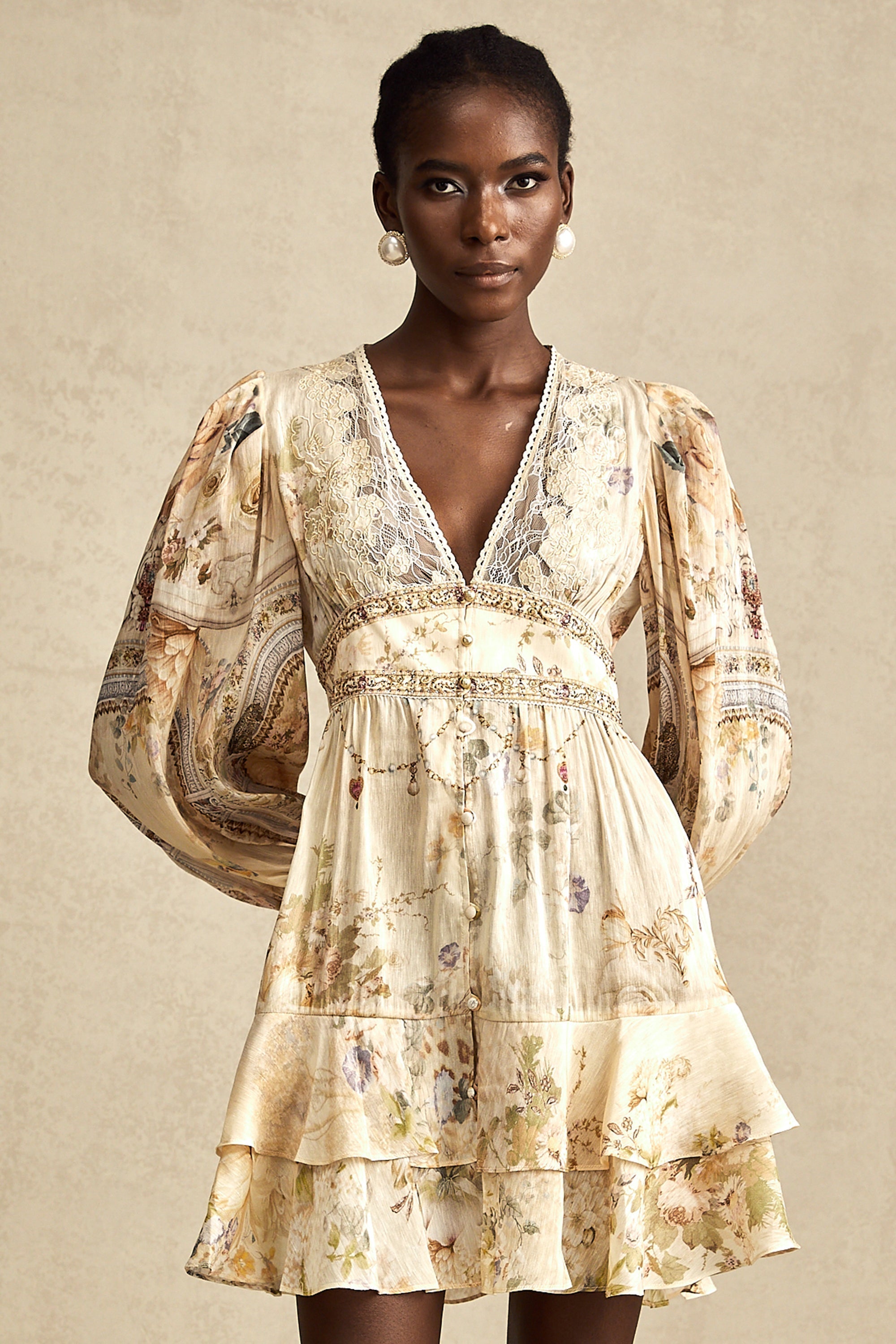 Béatrice mini elbise