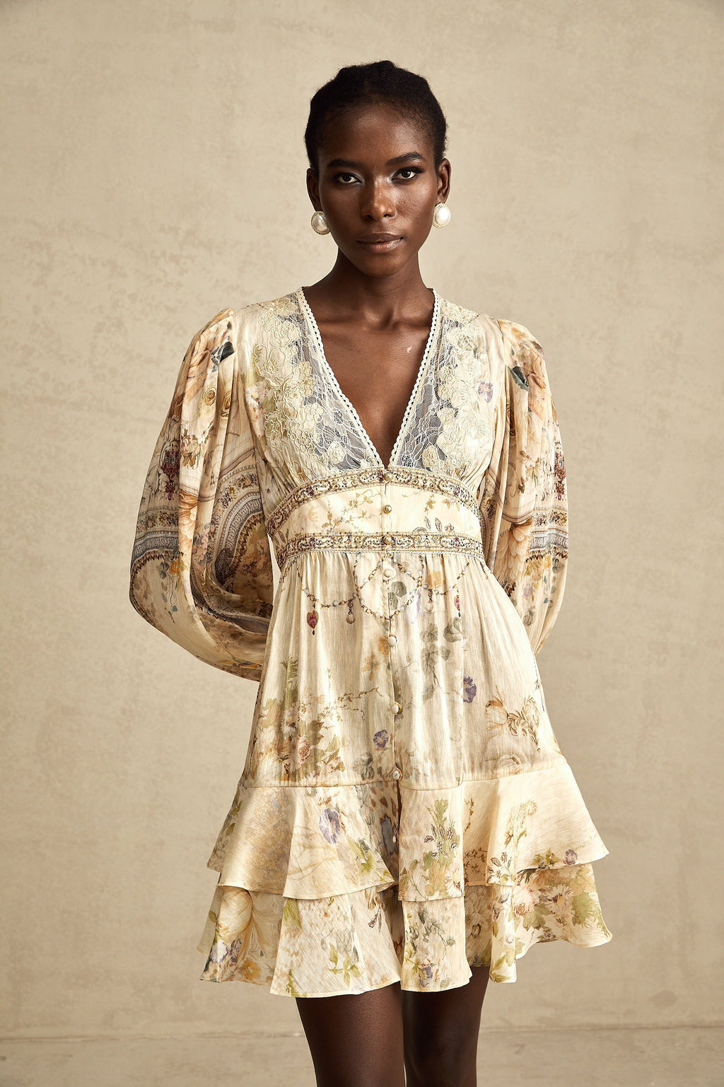 Béatrice mini elbise