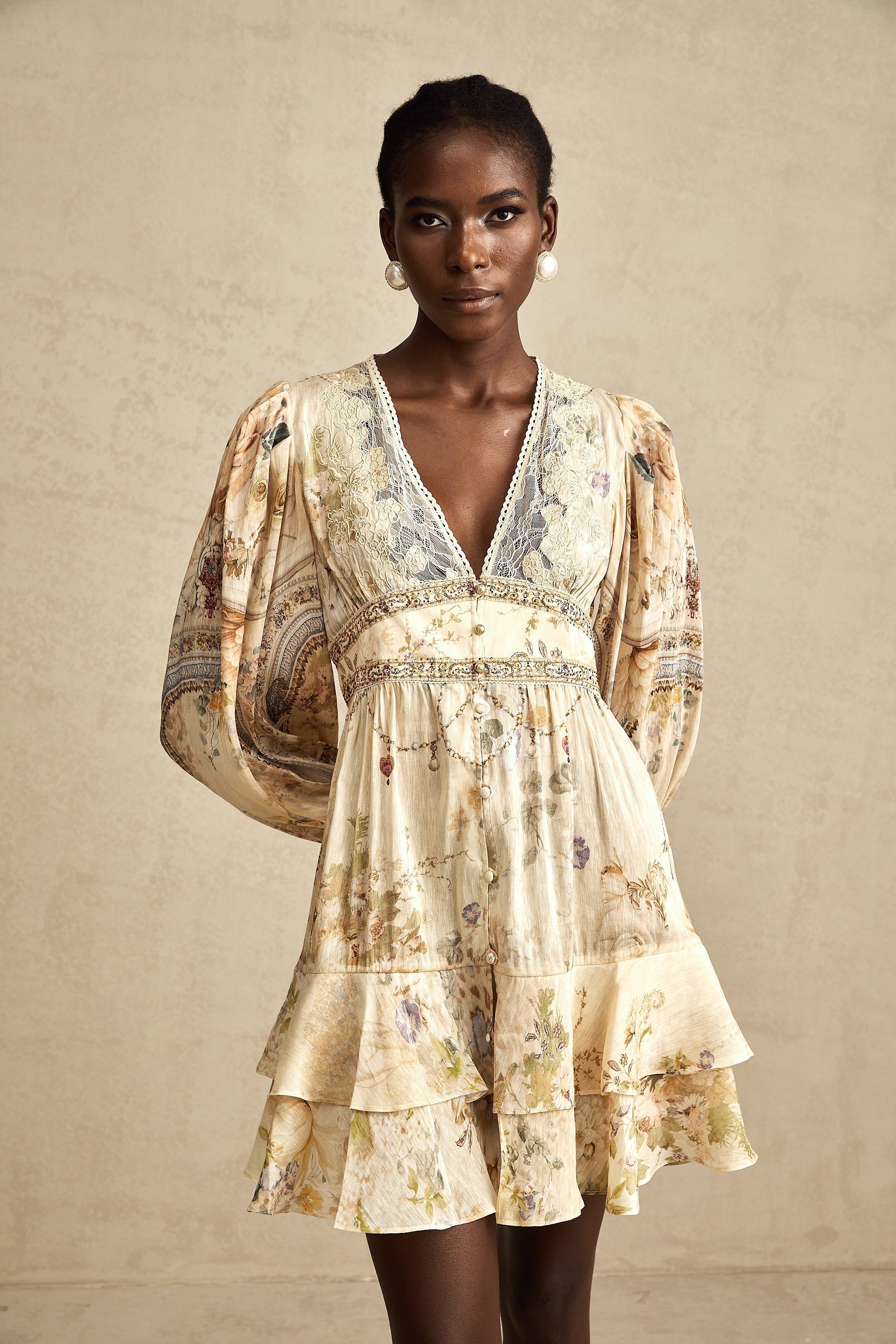 Béatrice mini elbise