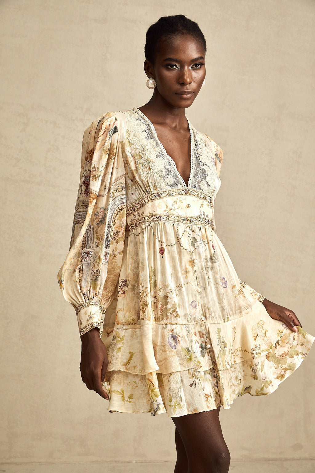 Béatrice mini elbise